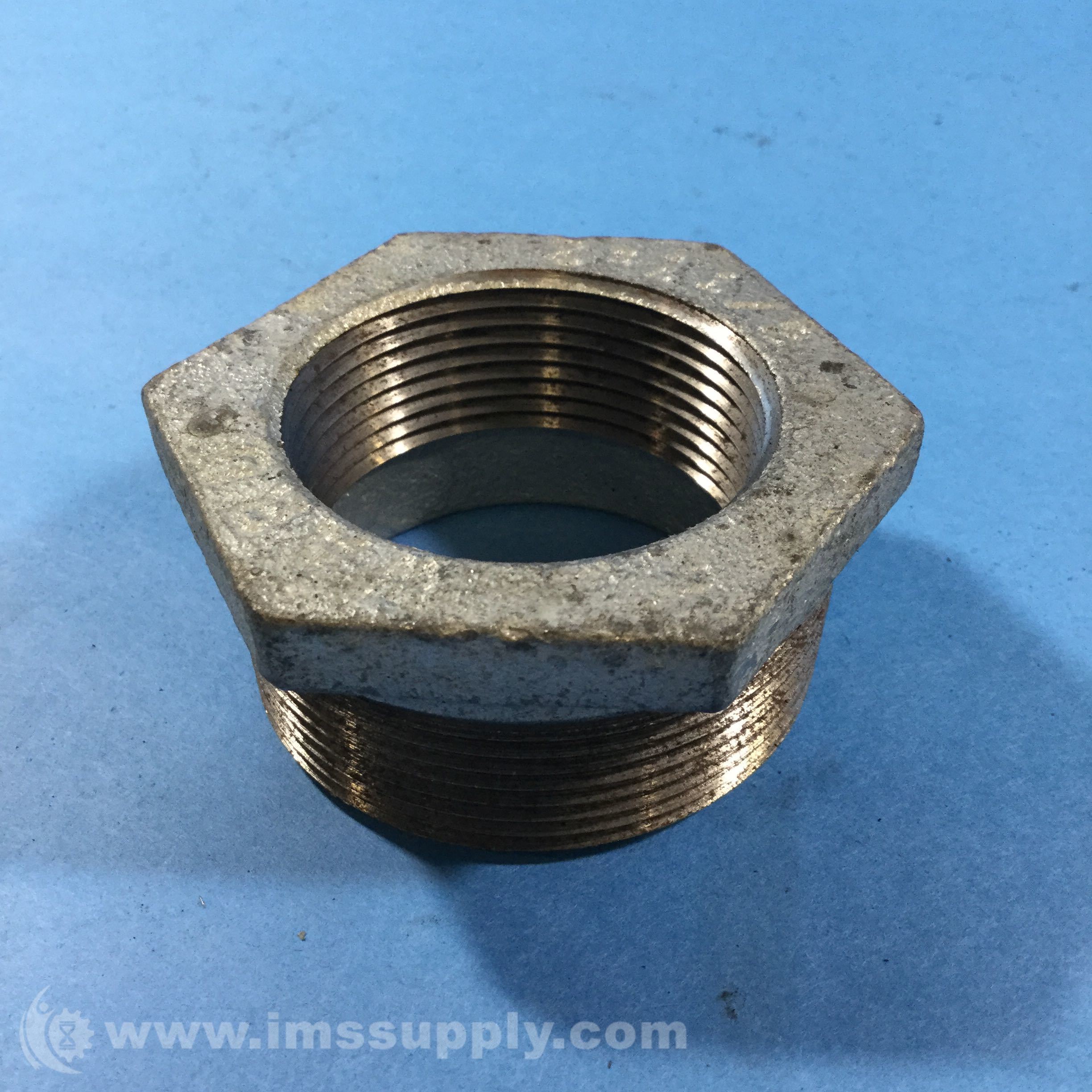 Ward Cast Iron Threaded Fittings Class 125, Hex Bushing 2 x 1 1/2 IMS