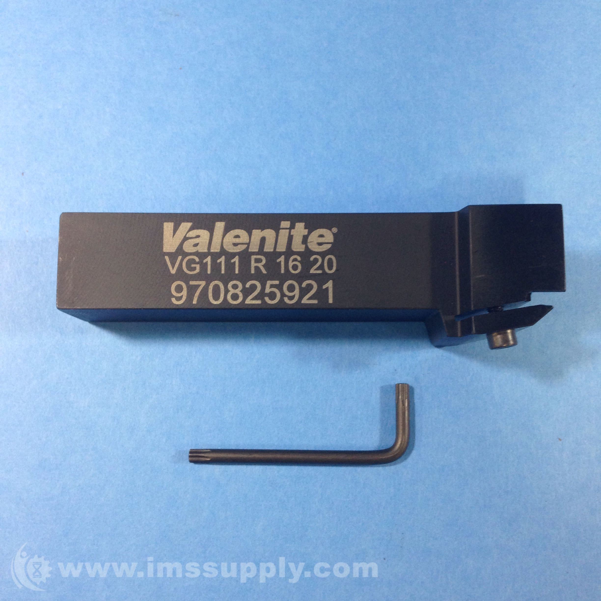 Valenite VG111 R 16 20 Indexable Lathe Tool Holder IMS Supply