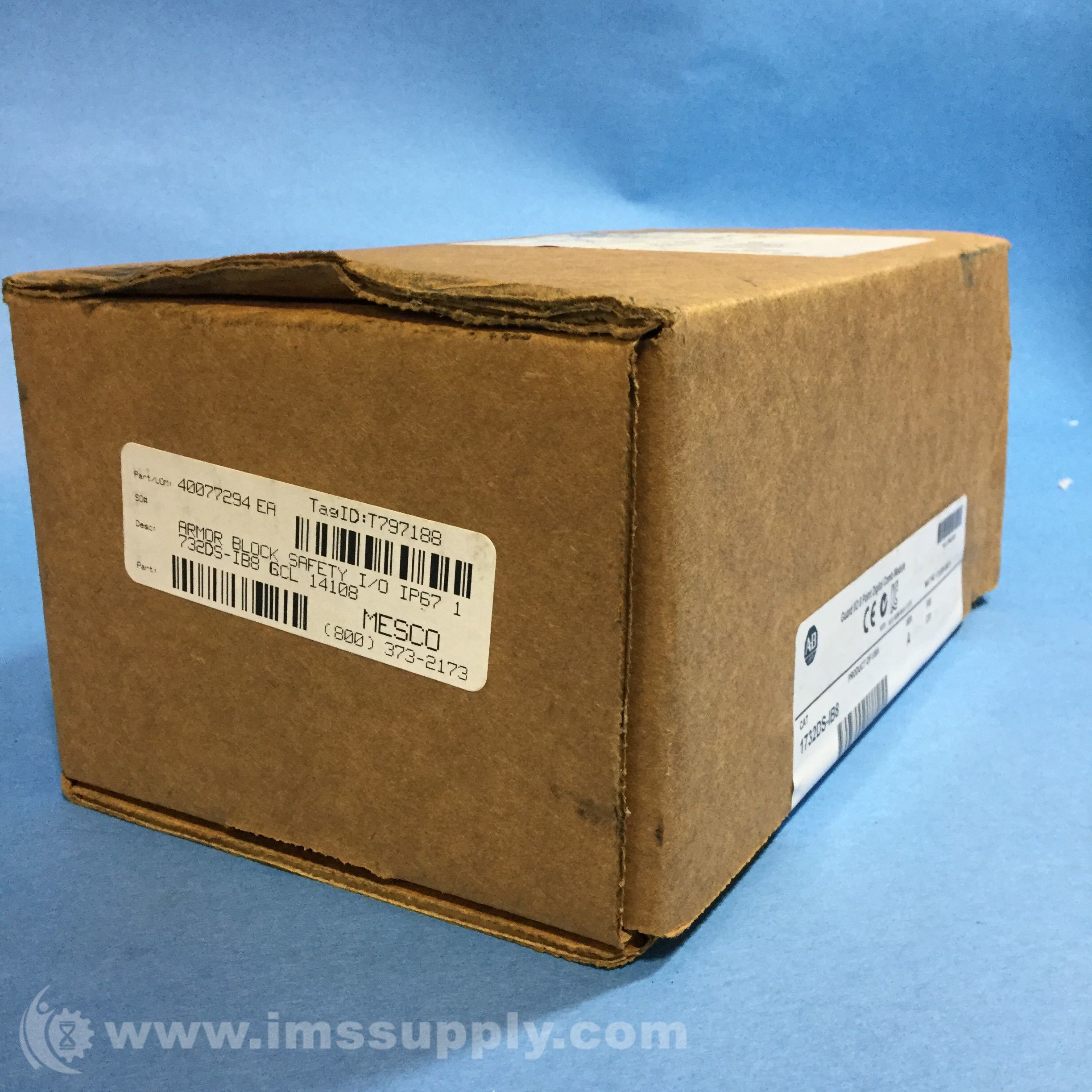 Allen Bradley 1732DS-IB8 Safety Input Block 8Point24VDC Devicenet - IMS ...