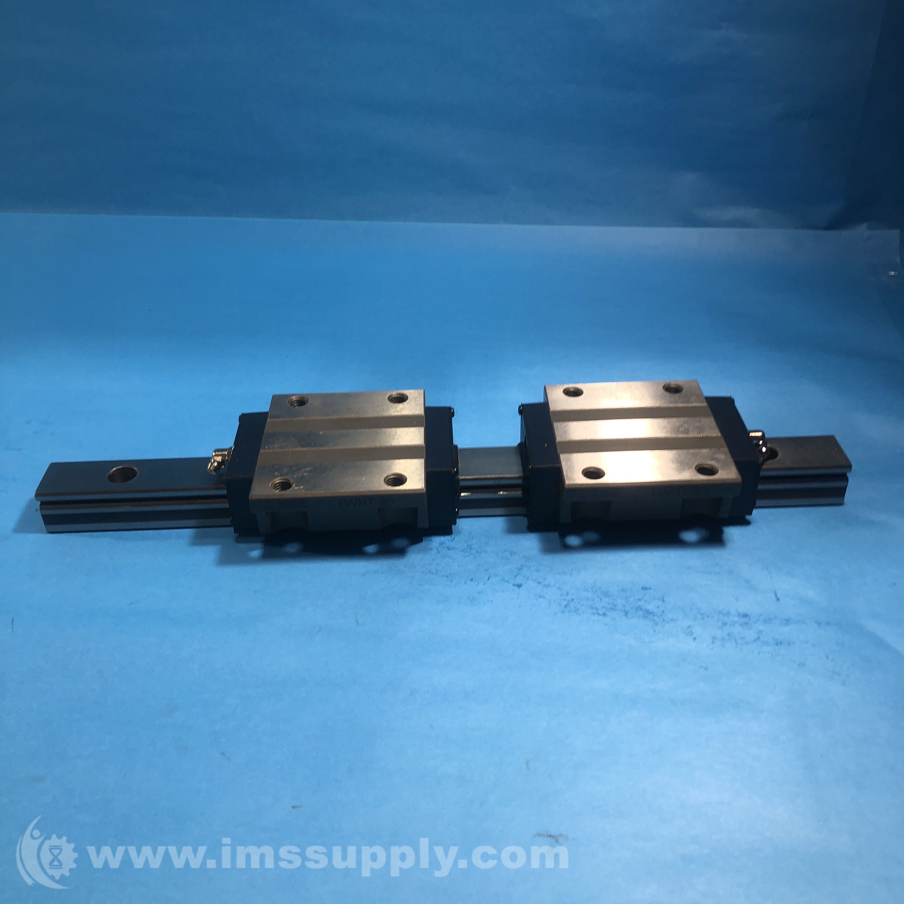 IKO Linear Motion Guide, 2x IKO LWHT 30 Blocks, Rail IMS Supply