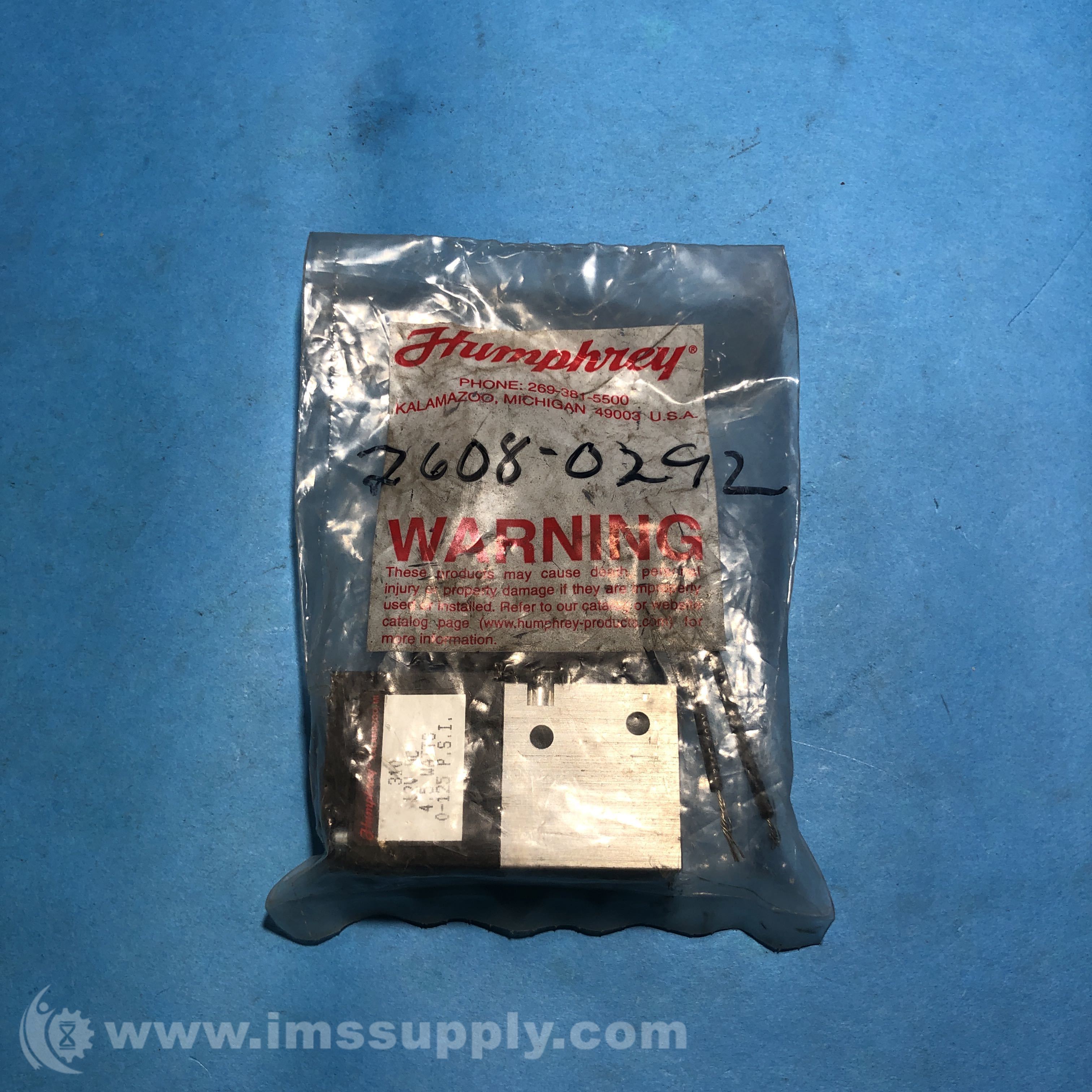 Humphrey 310-12VDC Solenoid Valve, 12 VDC, 1/8NPT - IMS Supply