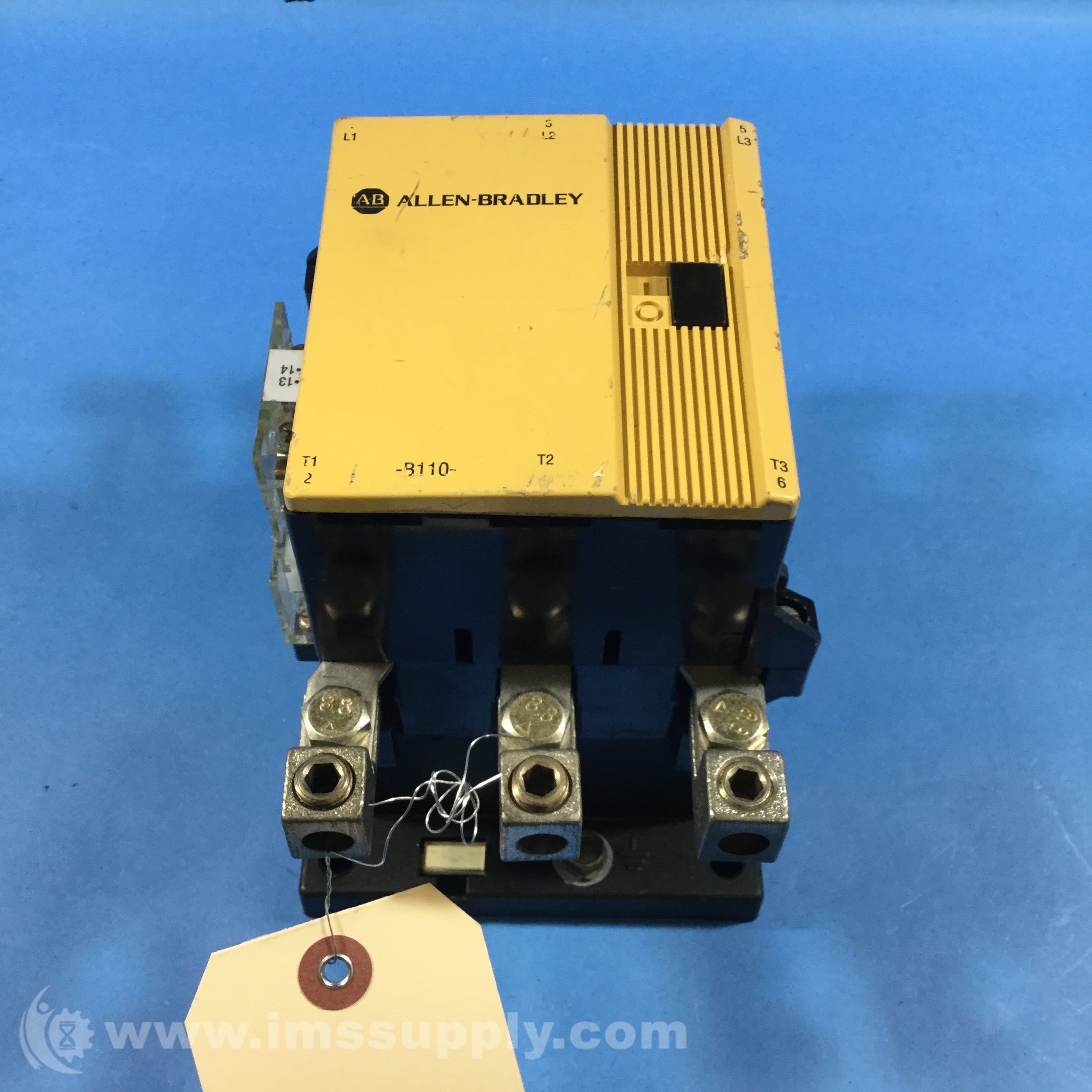 Allen Bradley 100-B110N*3 Size Contactor 120V Coil 75HP IMS Supply