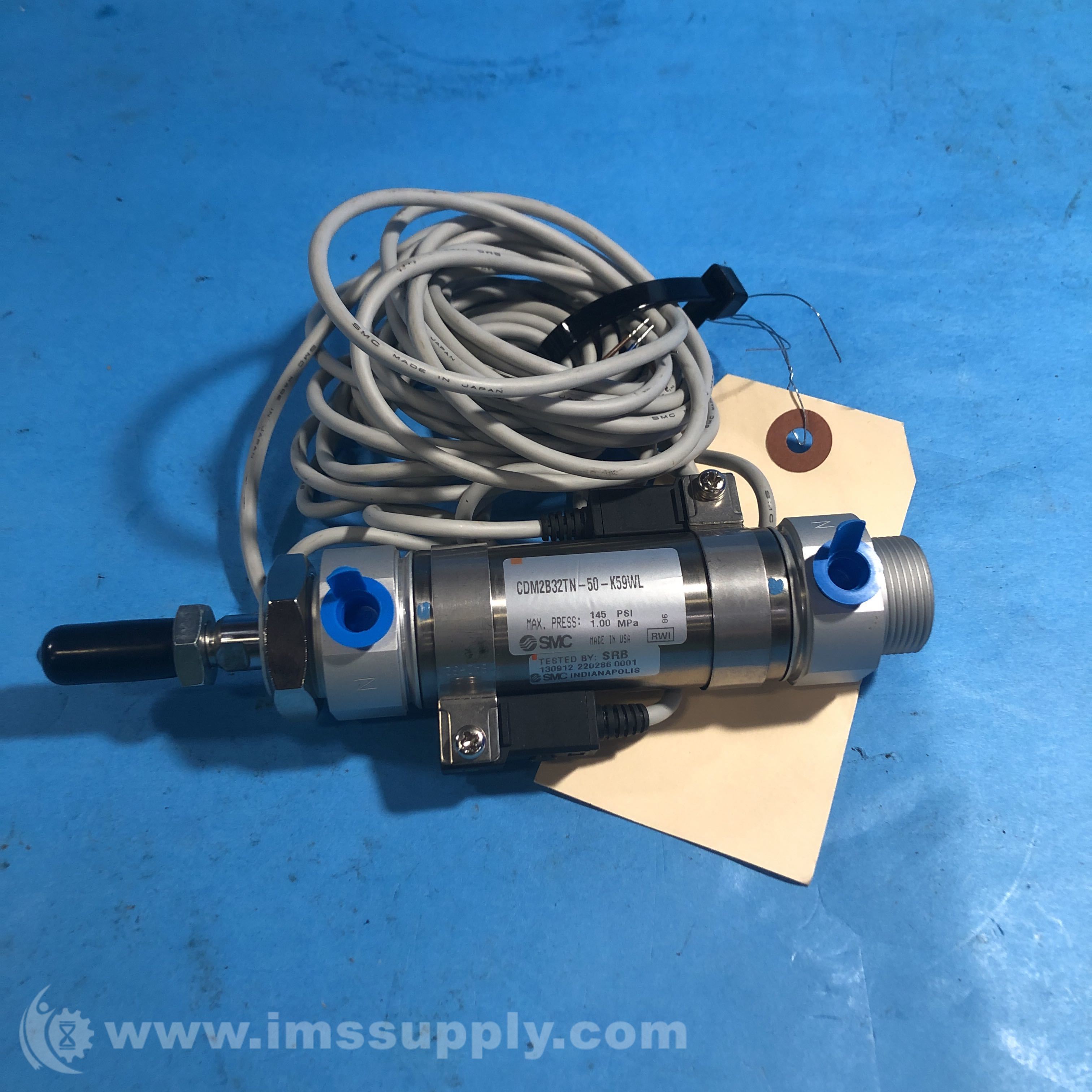 SMC Pneumatics CDM2B32TN50K59WL Round Body Air Cylinder IMS Supply