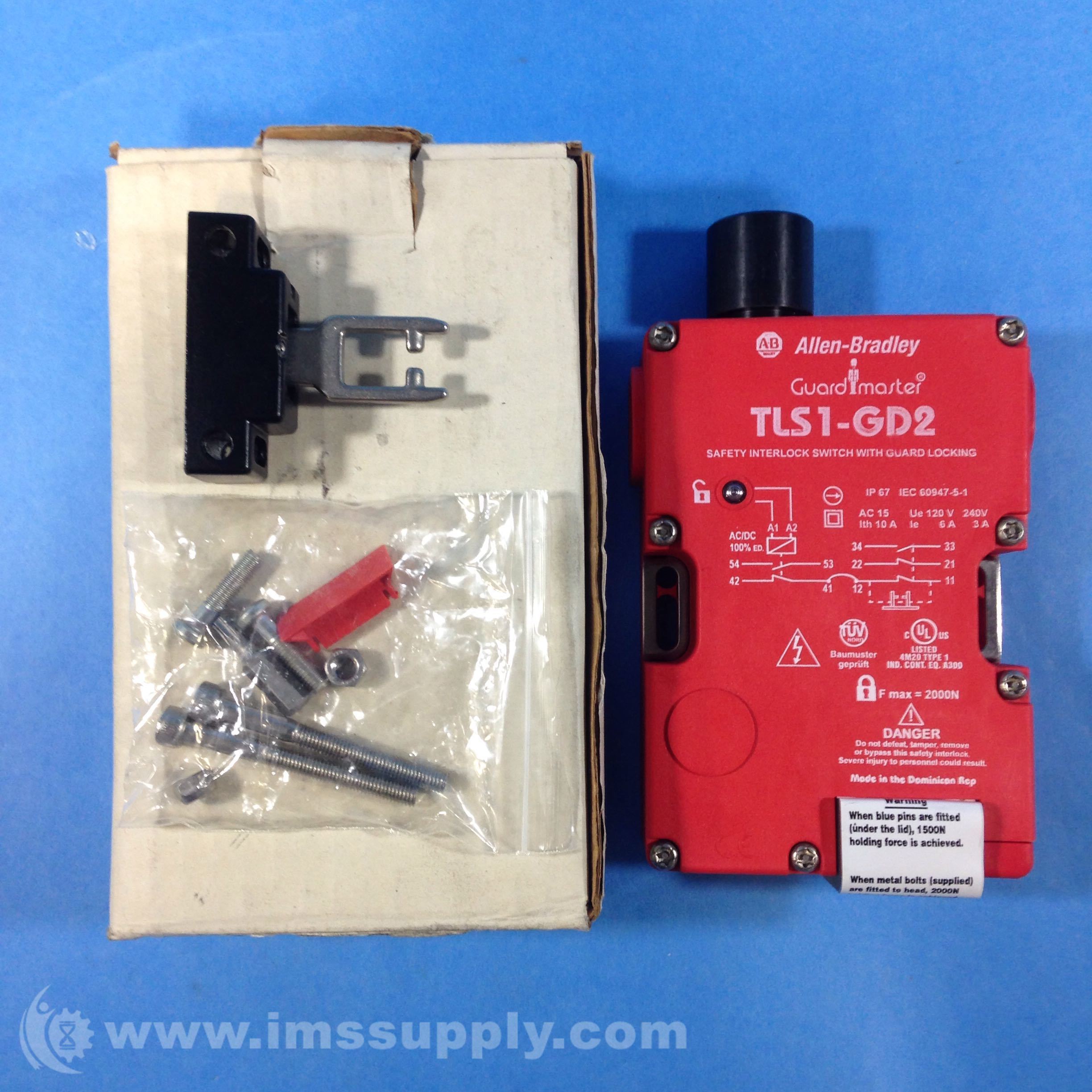 Allen Bradley TLS1GD2 Safety Interlock Switch with Guard Locking IMS