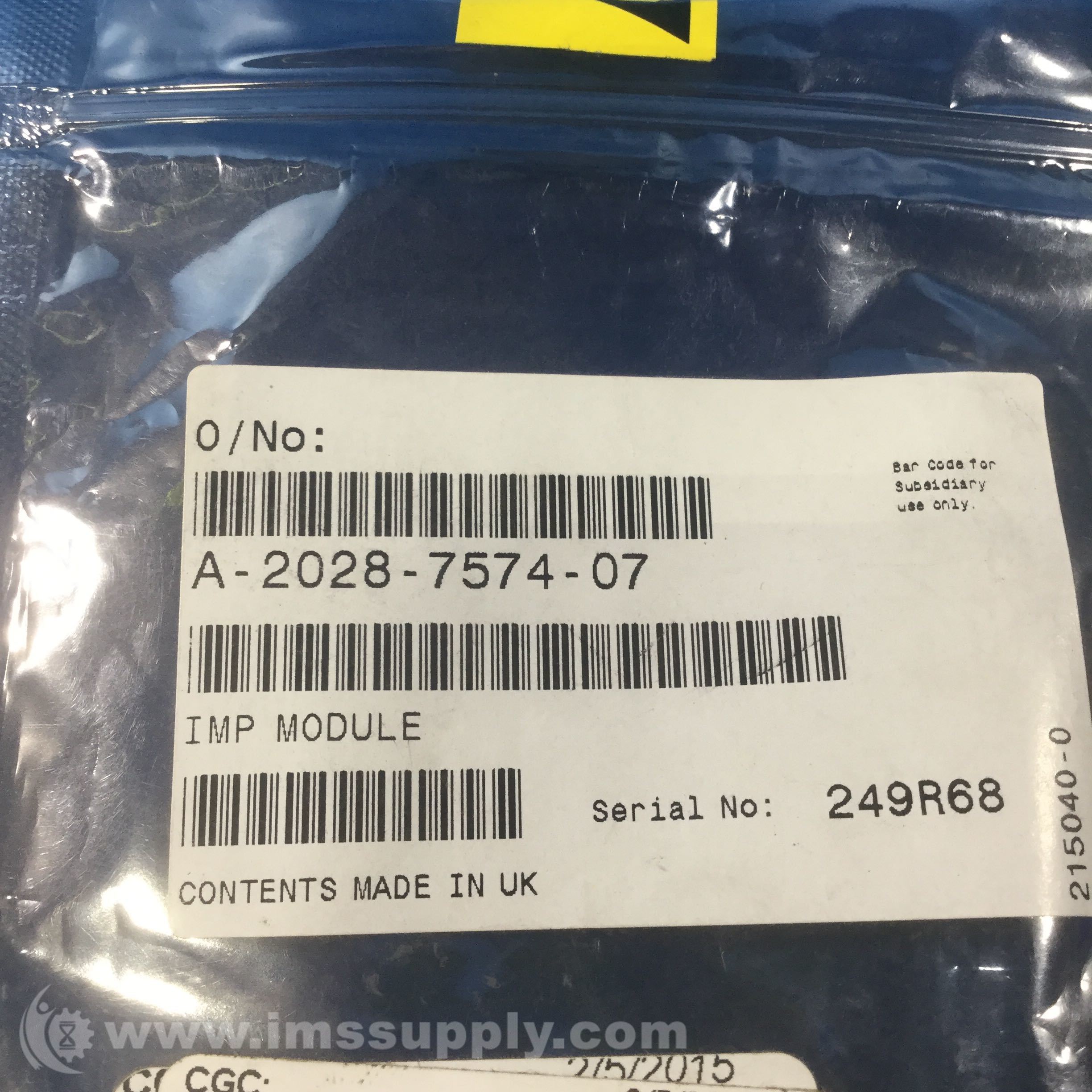 Renishaw A-2028-7574-07 Inductive Module Probe, 1.0 mm Diameter