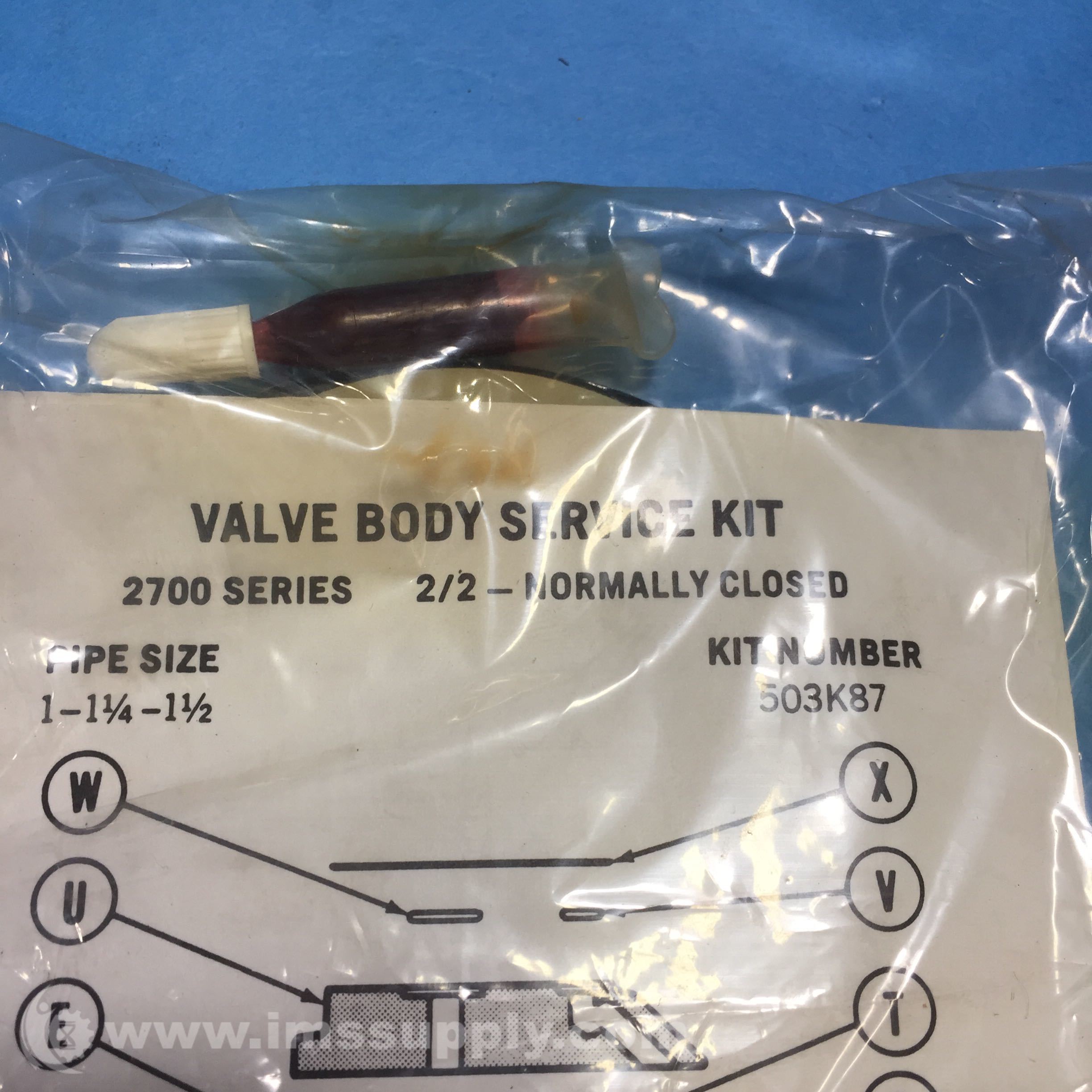Kit manutenzione corpo valvola Ross serie 2700 num 506k87 con istruzioni 