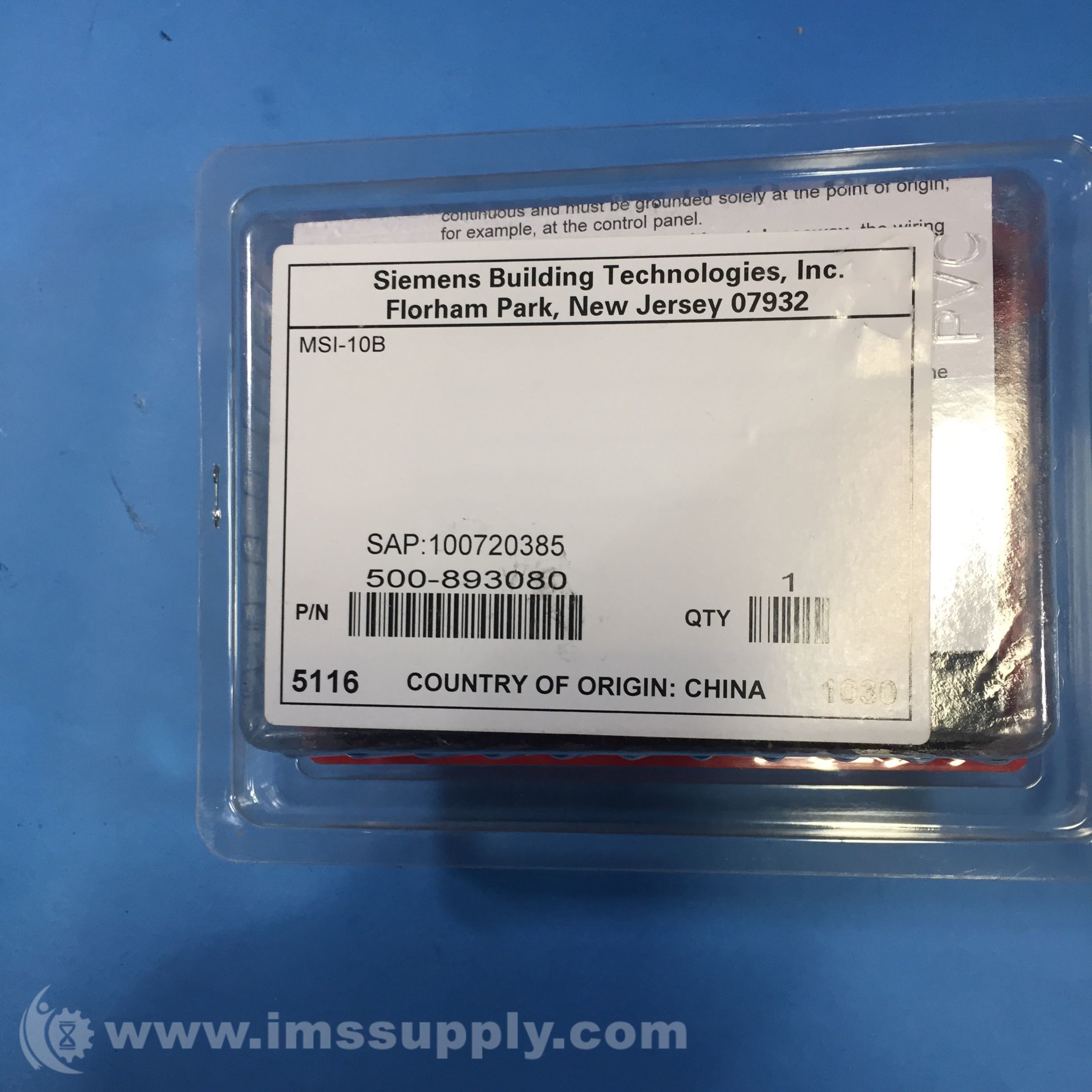 Siemens 500-893080 Manual Fire Alarm Pull Station - IMS Supply