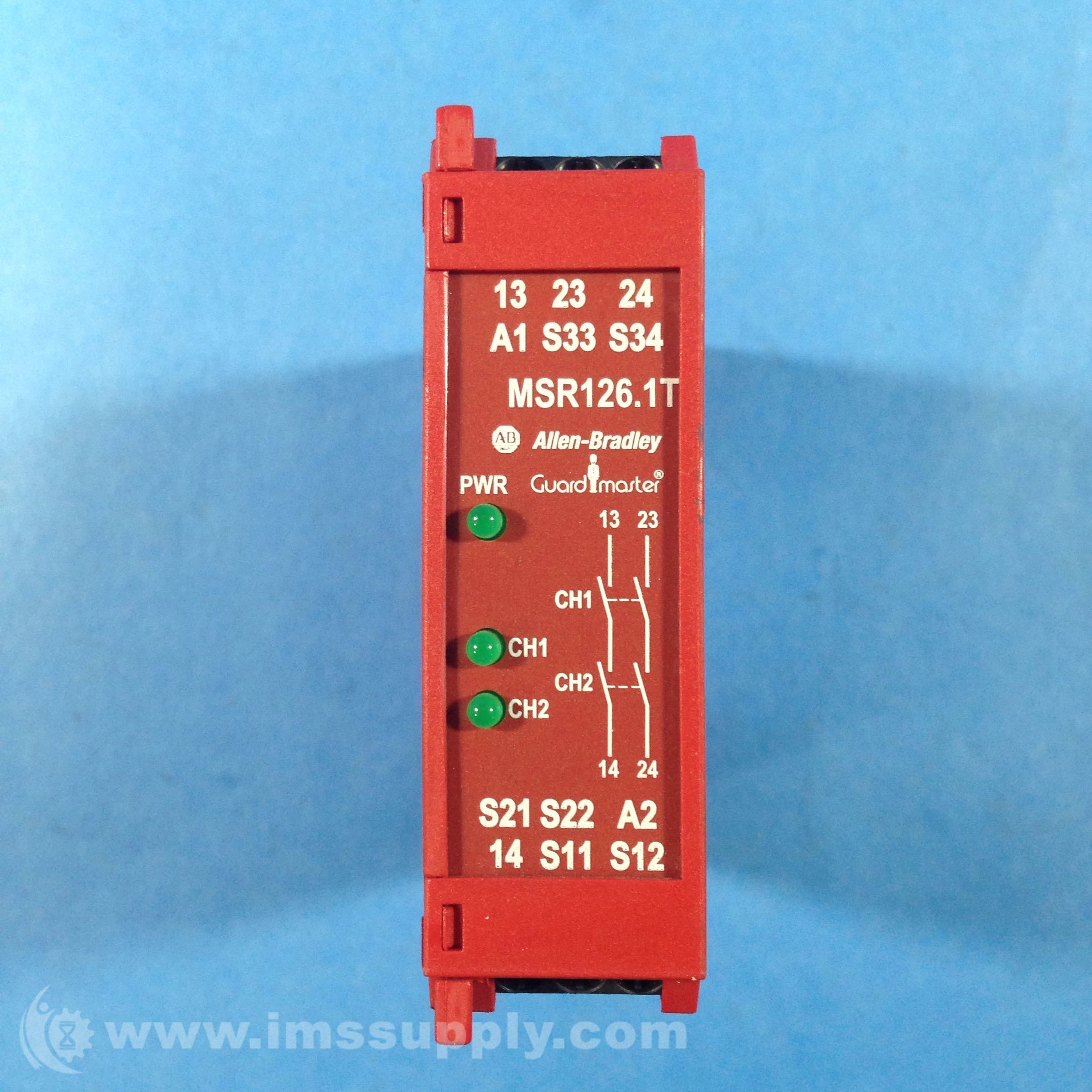 Allen Bradley MSR126.1T 440R-N23114 Guardmaster Safety Relay - IMS