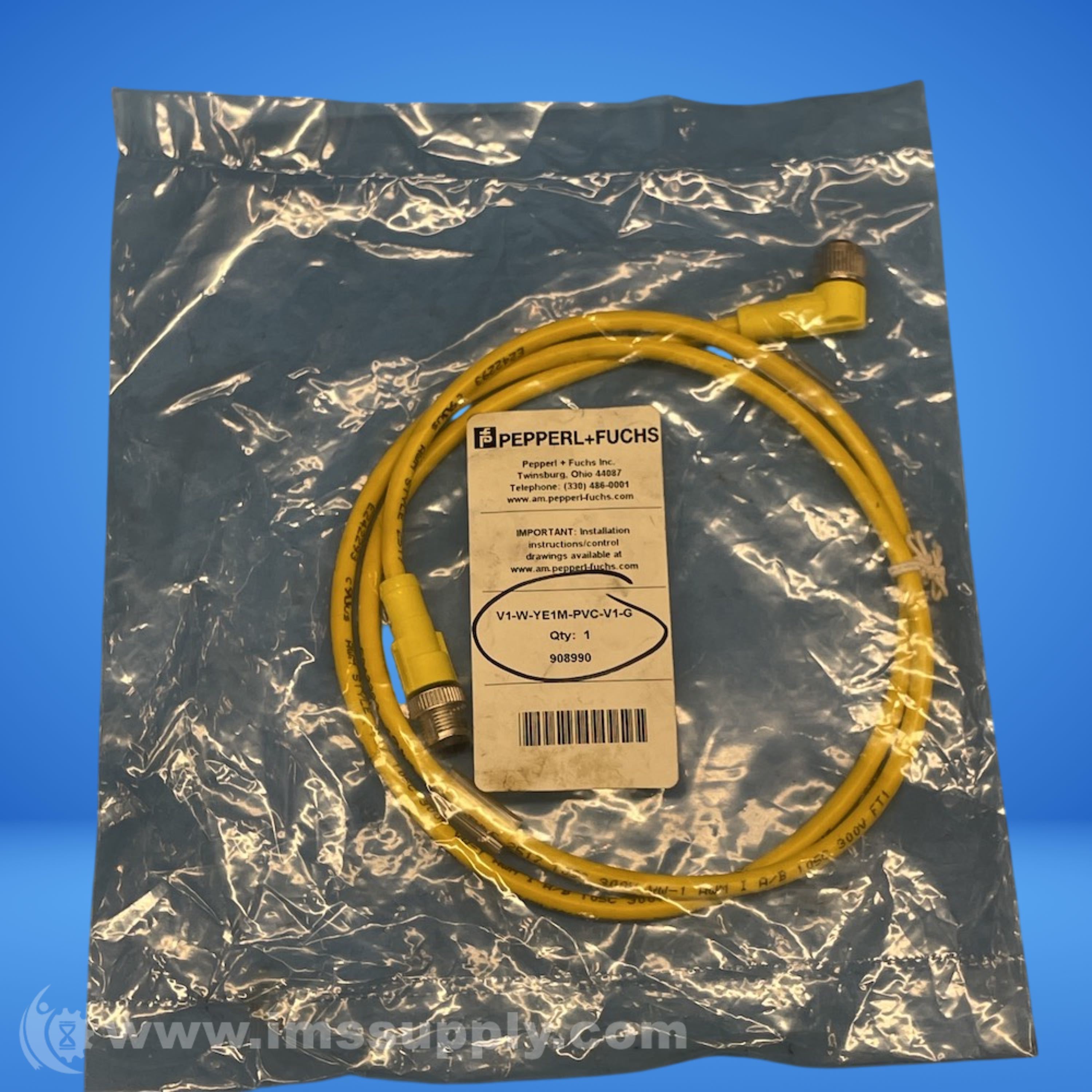 Pepperl + Fuchs V1-W-BK Kabeldose M12 4-polig | online kaufen