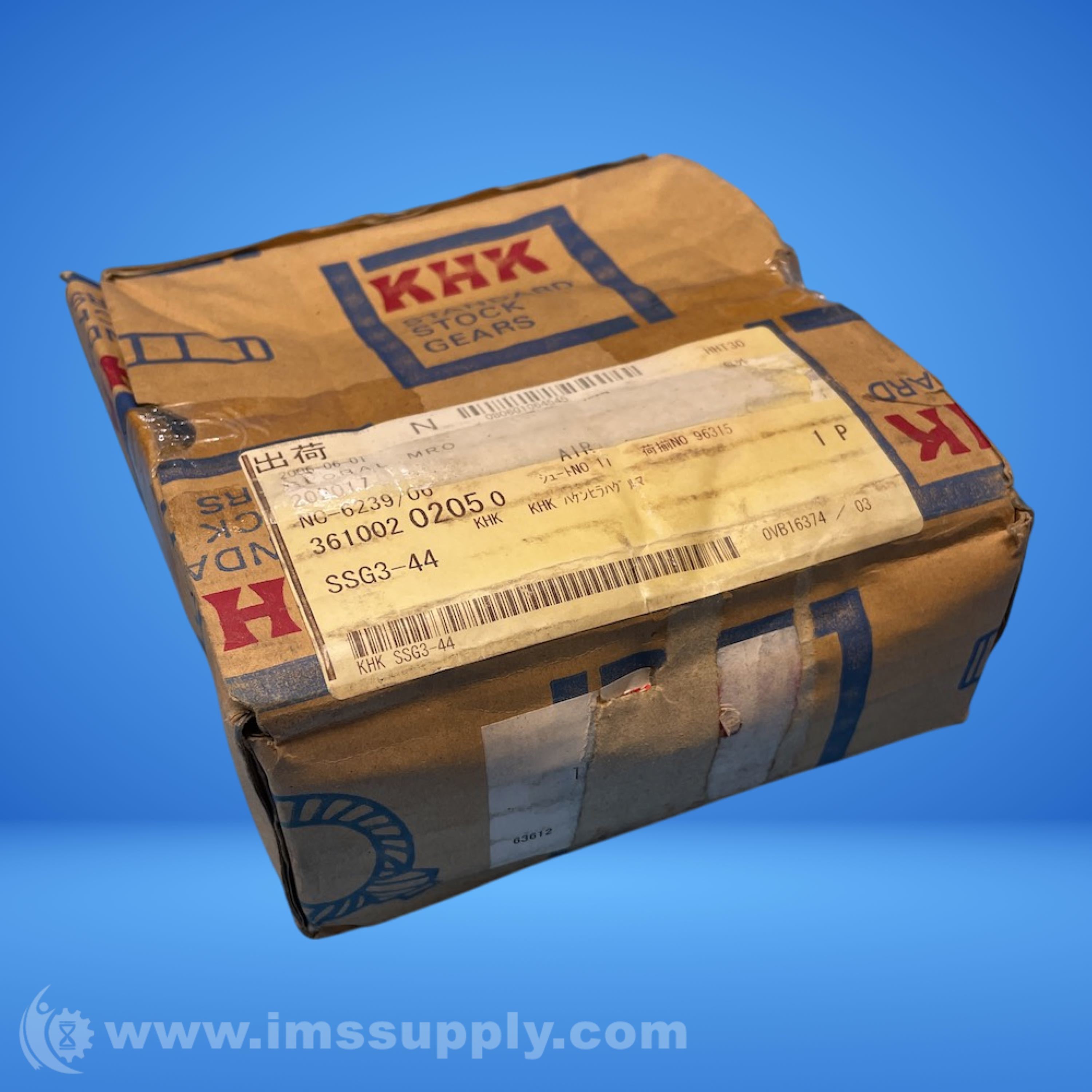 KHK Gears SSG3-44 44 Tooth Carbon Steel Spur Gear - IMS Supply