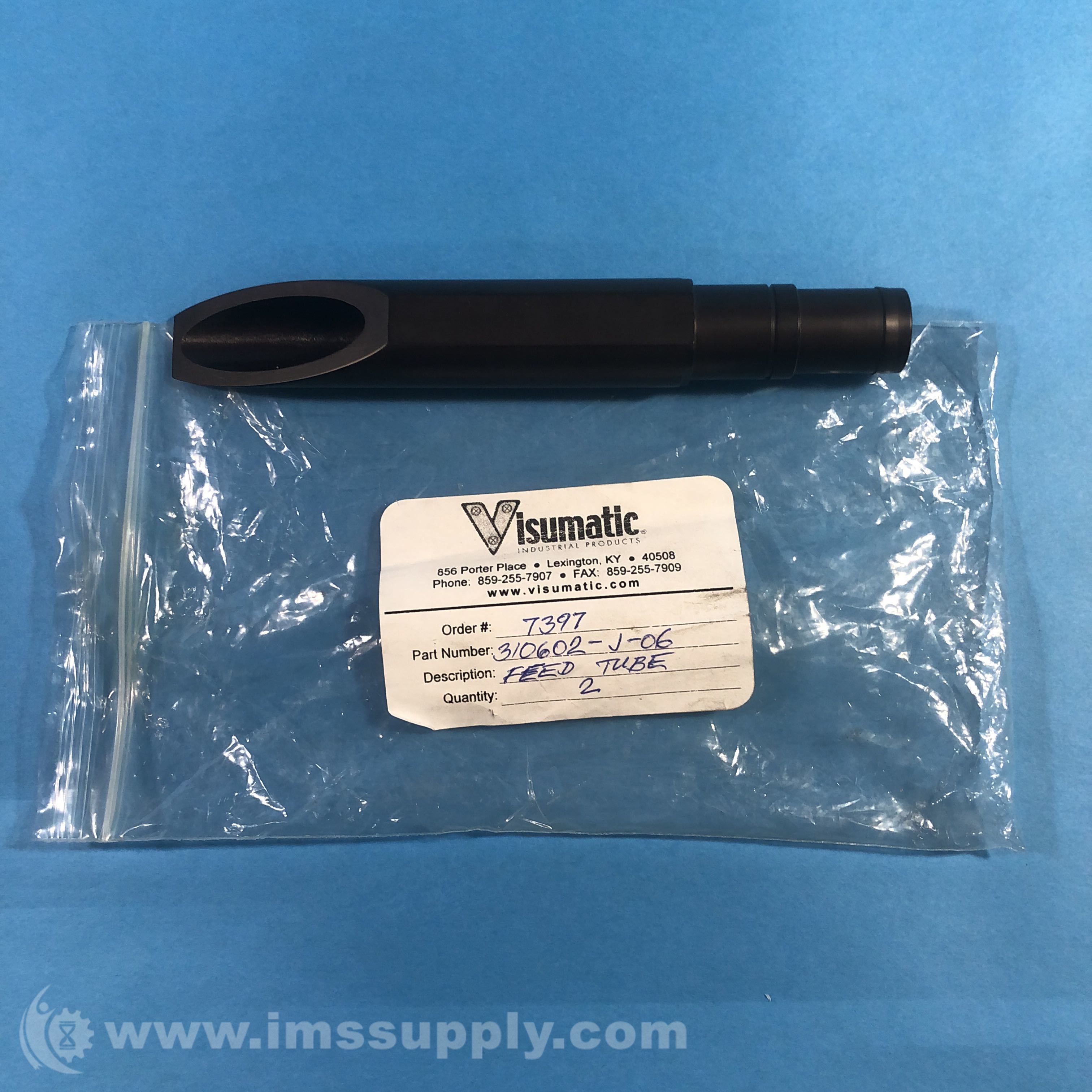 Visumatic Ind Products 310602-J-06 Pack of 2 Fastener Feed Tube - IMS ...