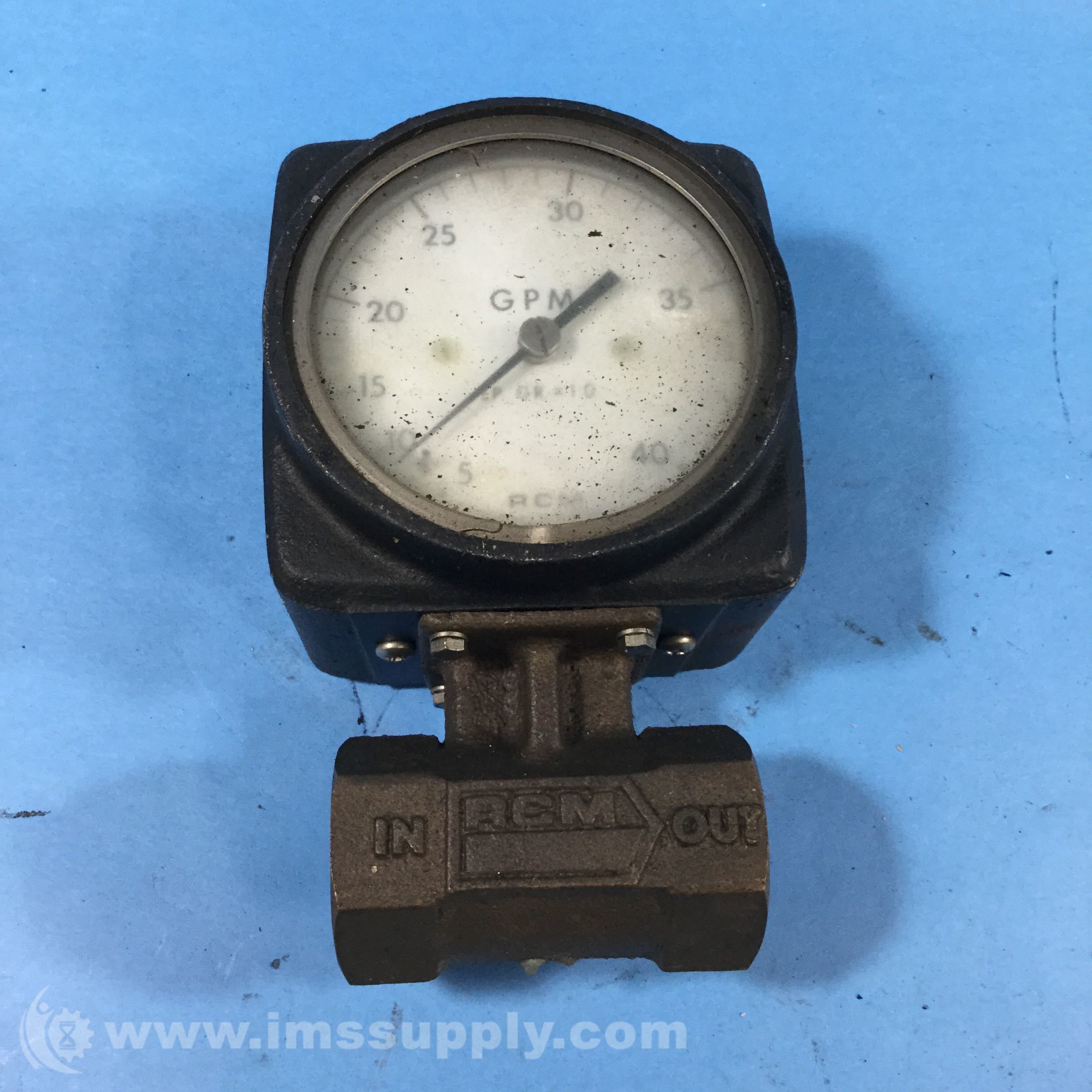 RCM Industries 1-71-R-40 Flow meter - IMS Supply