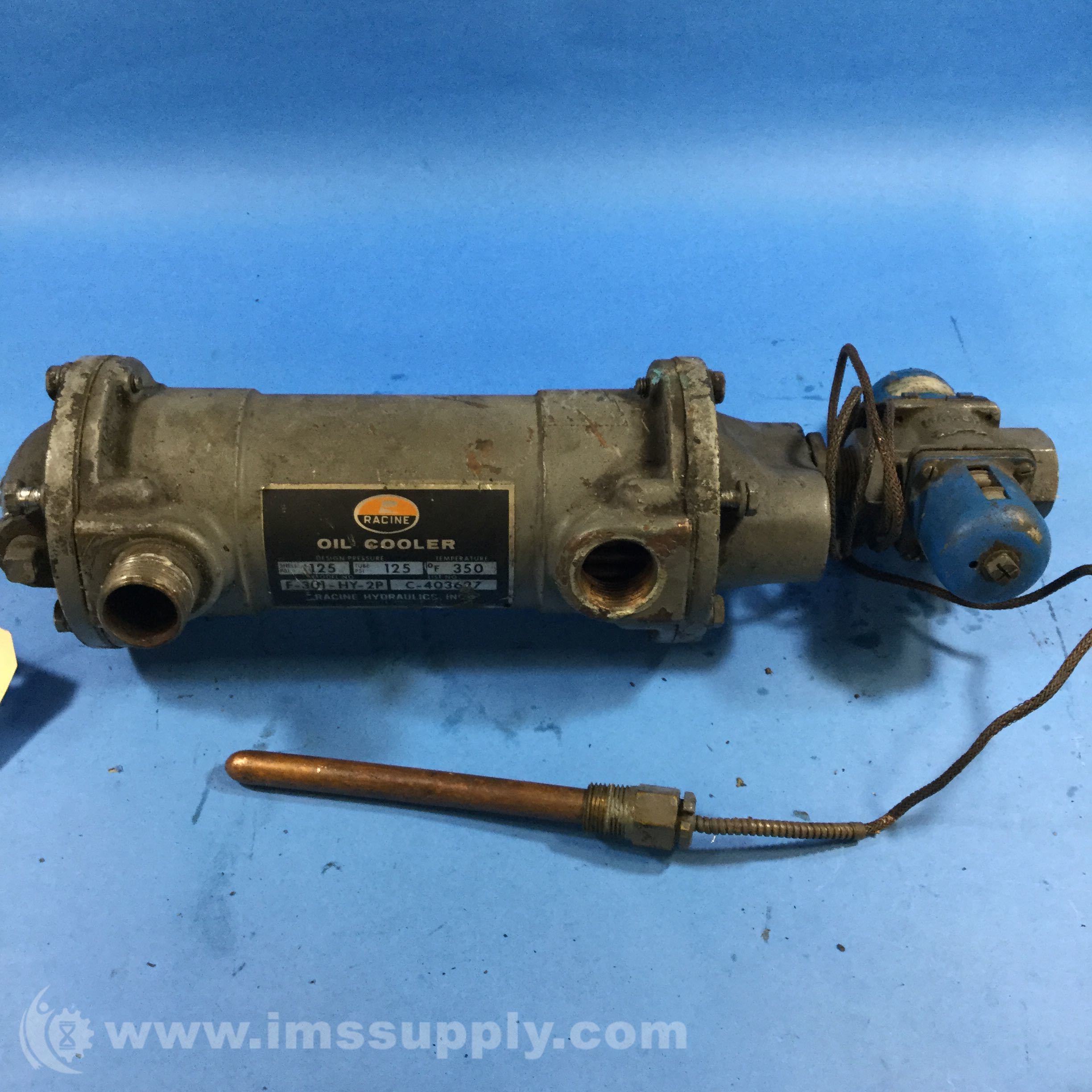 Racine Hydraulics Inc F301HY2P Heat Exchanger Oil Cooler IMS Supply