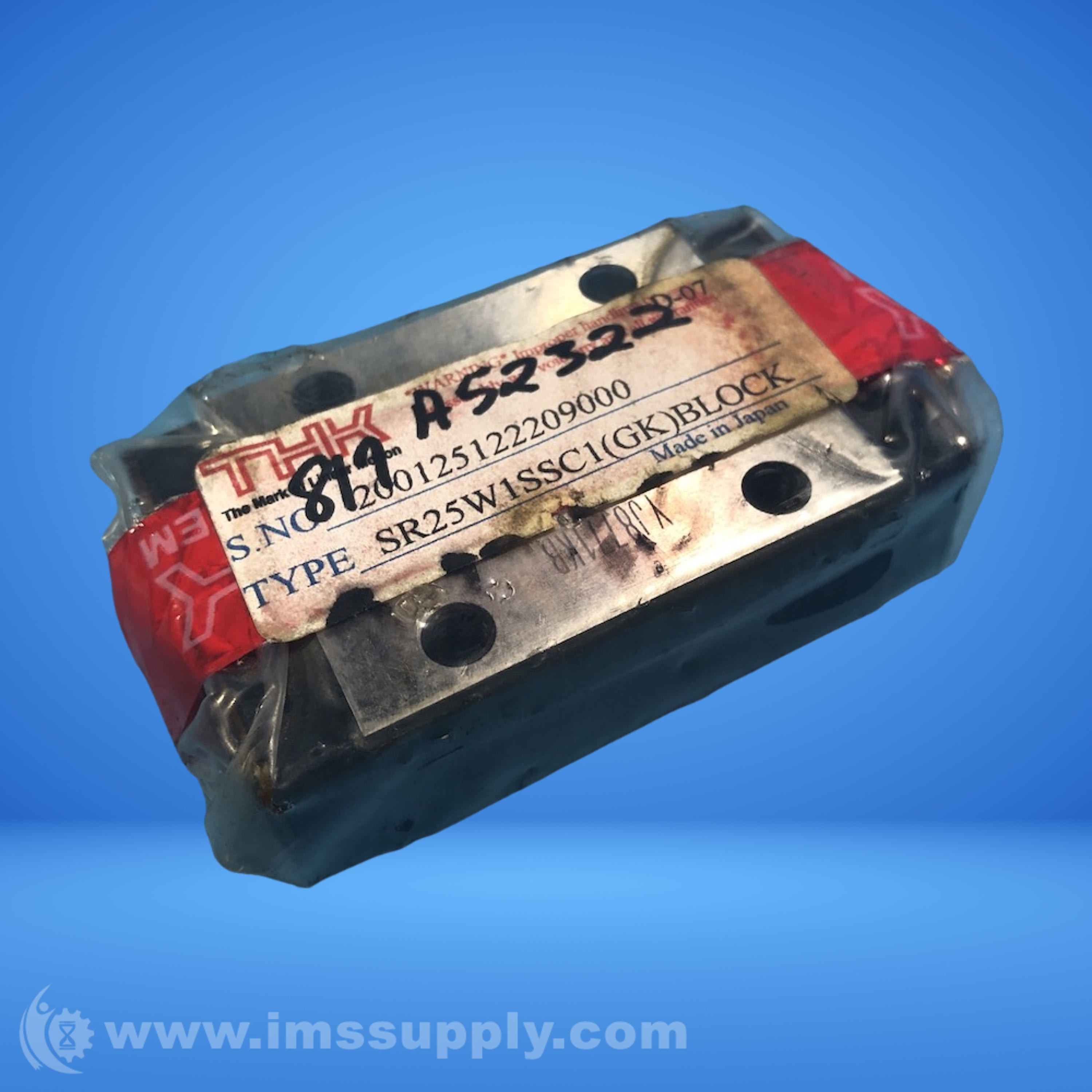 THK SR25W1SSC1(GK) BLOCK - IMS Supply