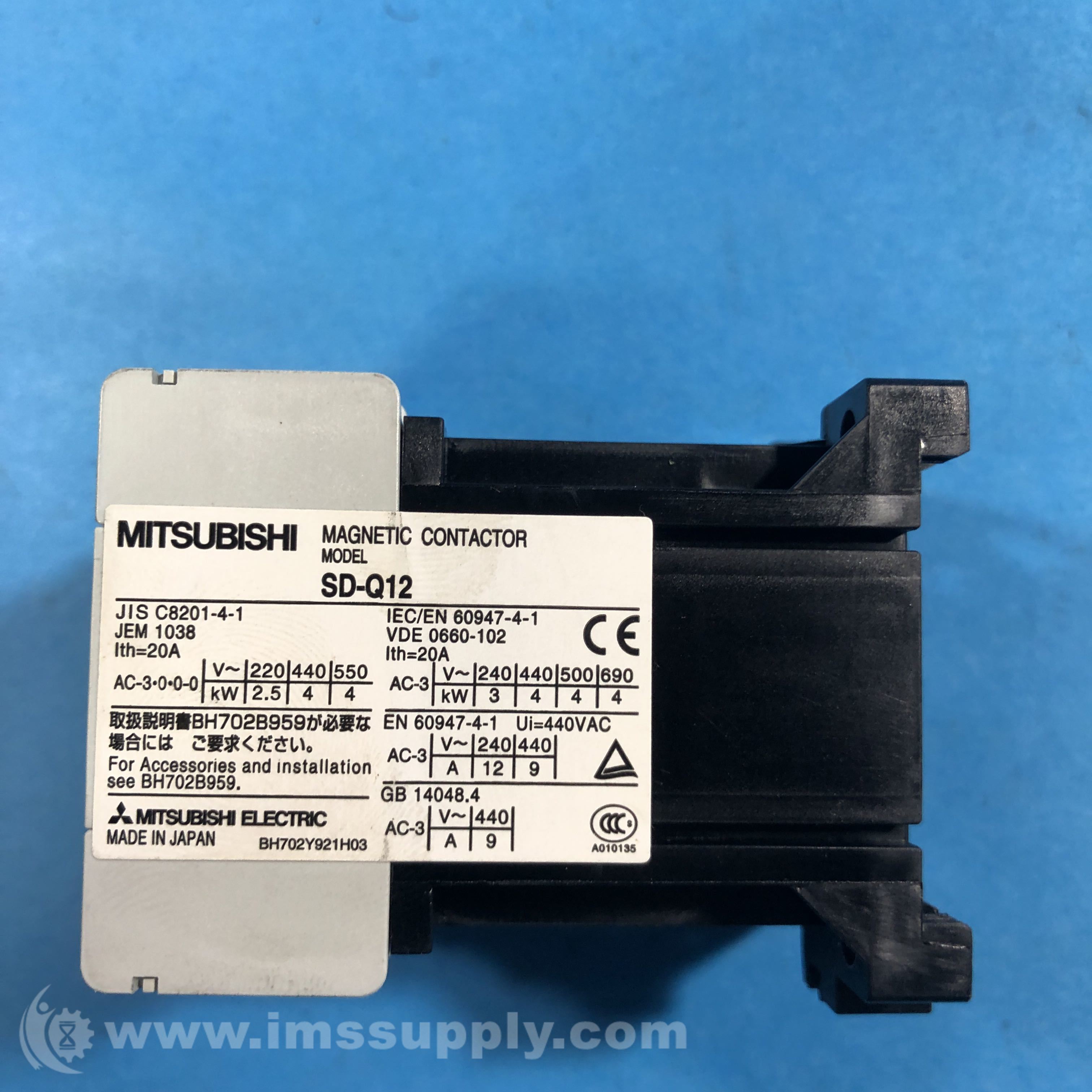 thumbnail image 2 of Mitsubishi SD-QR12 SDQR12 Contactor Switch - New In Box, Free Shipping 2 of 3