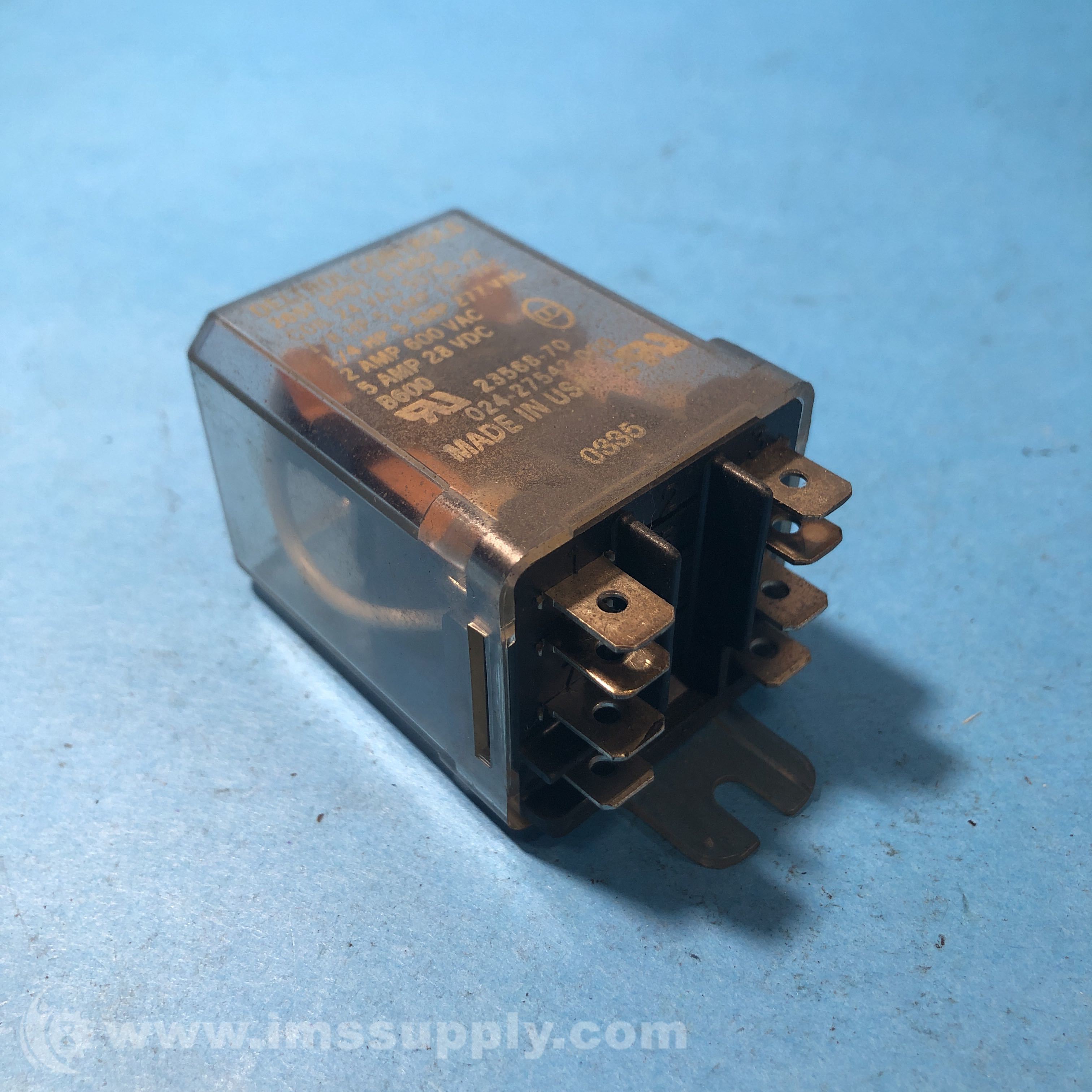 Deltrol Controls 265F DPDT S155D General Purpose Relay IMS Supply