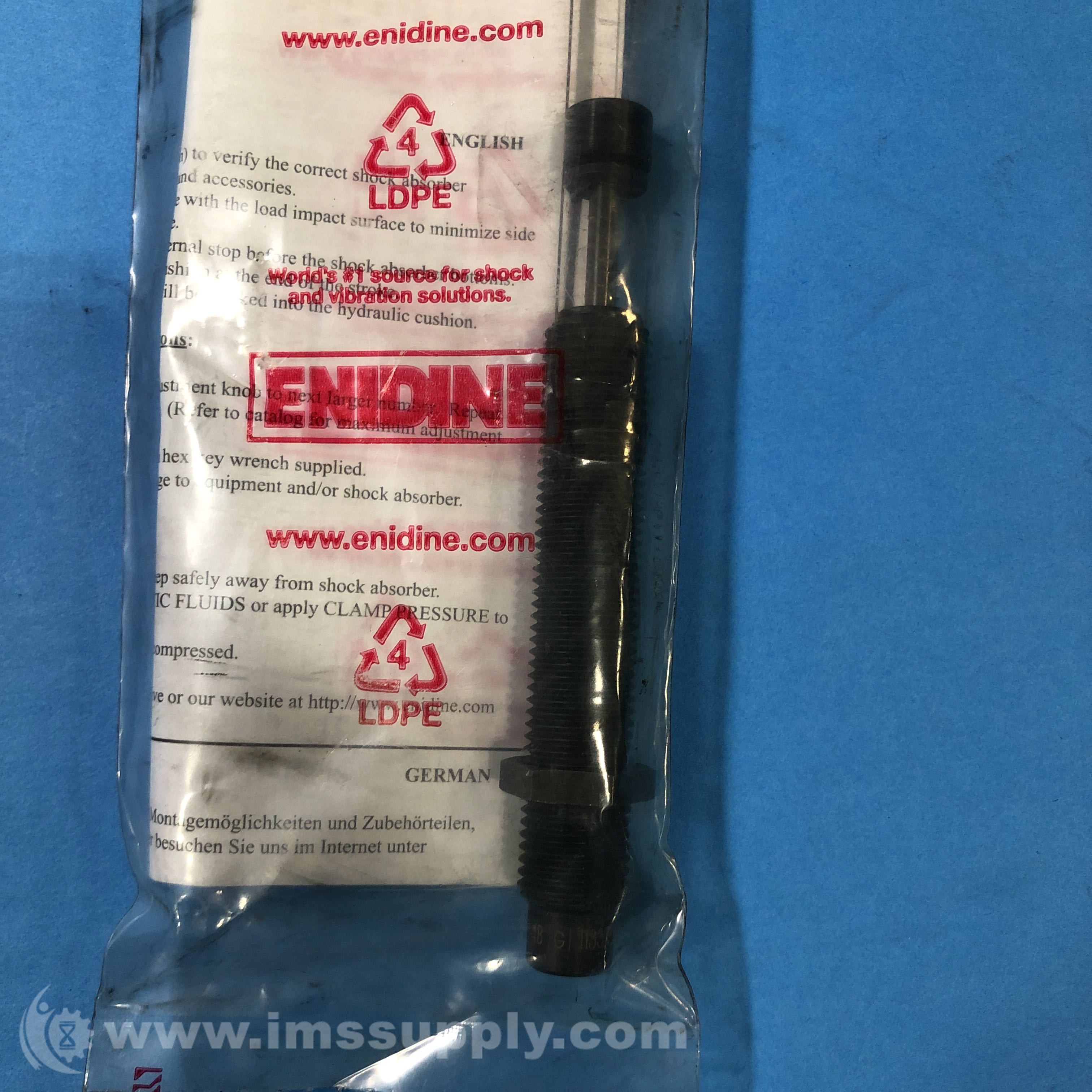 Enidine ECO25MC4B Hydraulic Shock Absorber Non Adjustable IMS Supply