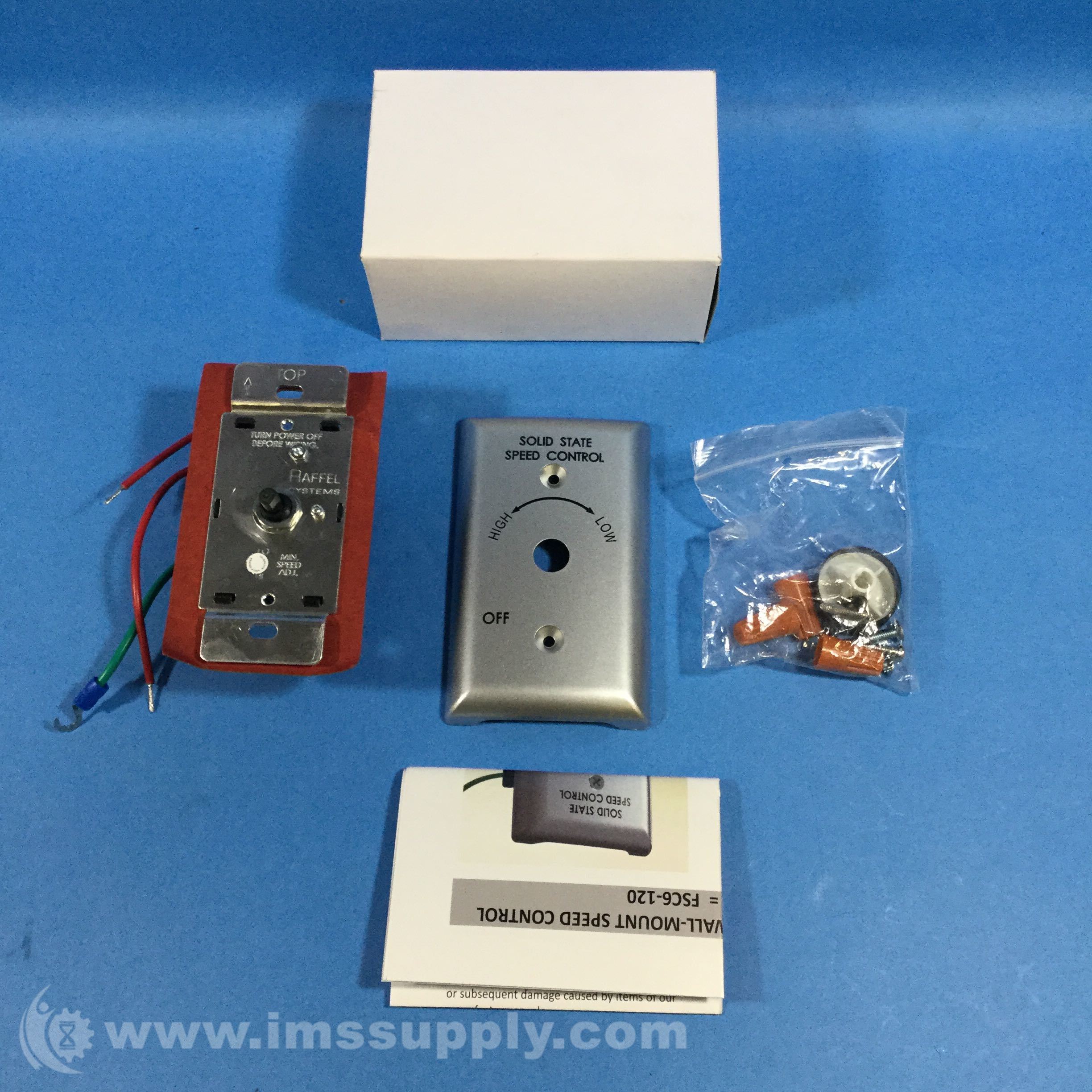 Raffel Systems FSC6-120 Fan Speed Control - IMS Supply