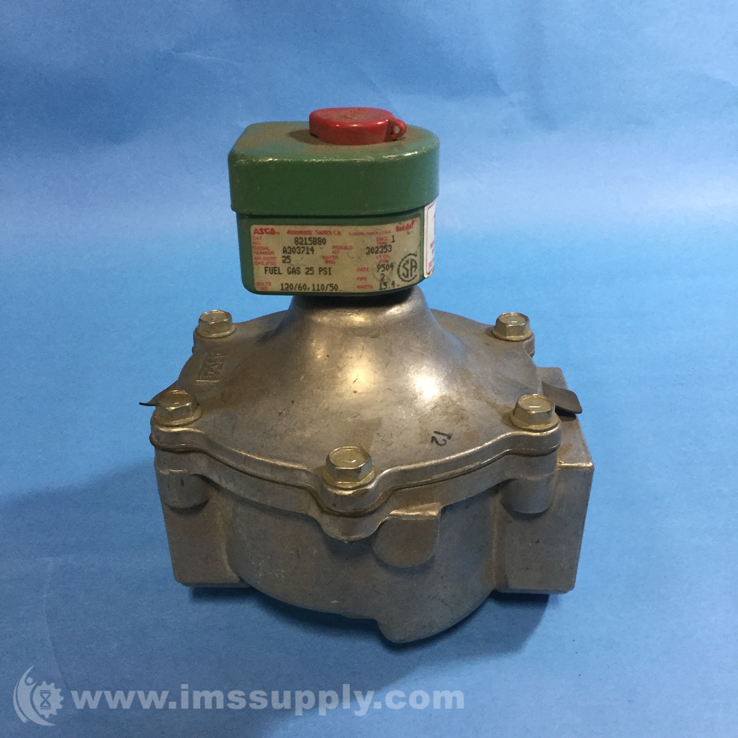 Asco 8215B80 2 Aluminum Solenoid Air Valve IMS Supply