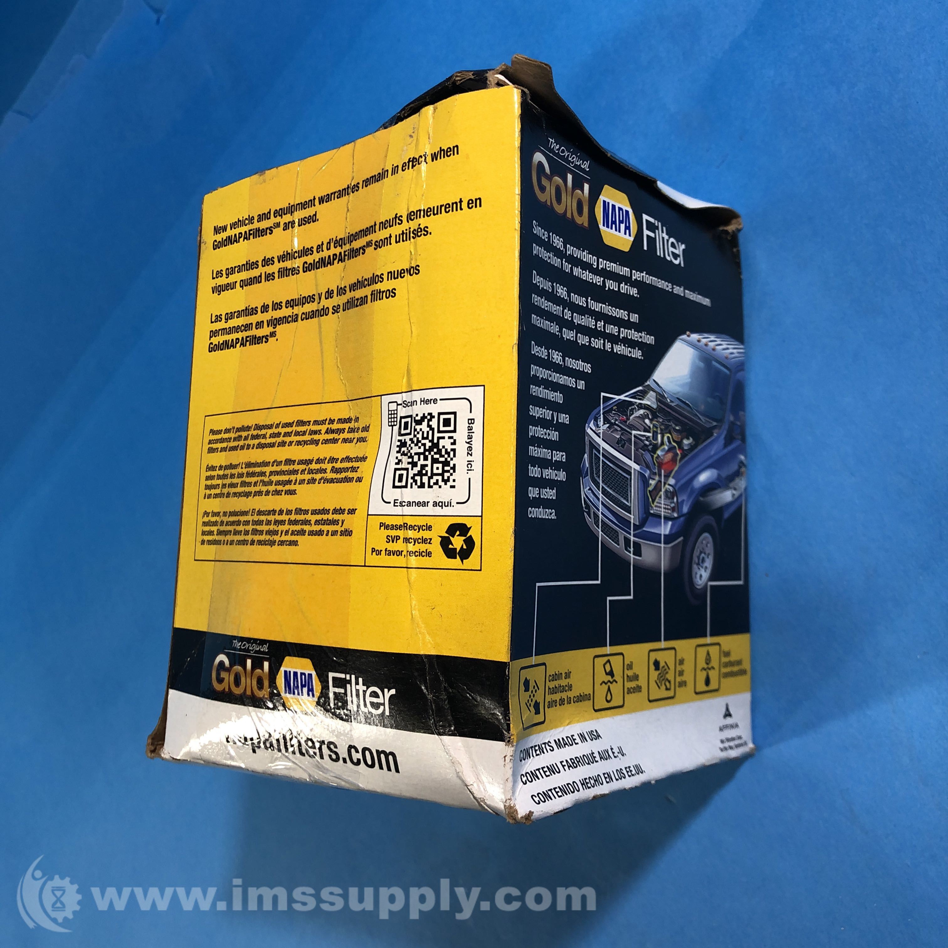 Napa 1261 Gold Oil Filter IMS Supply