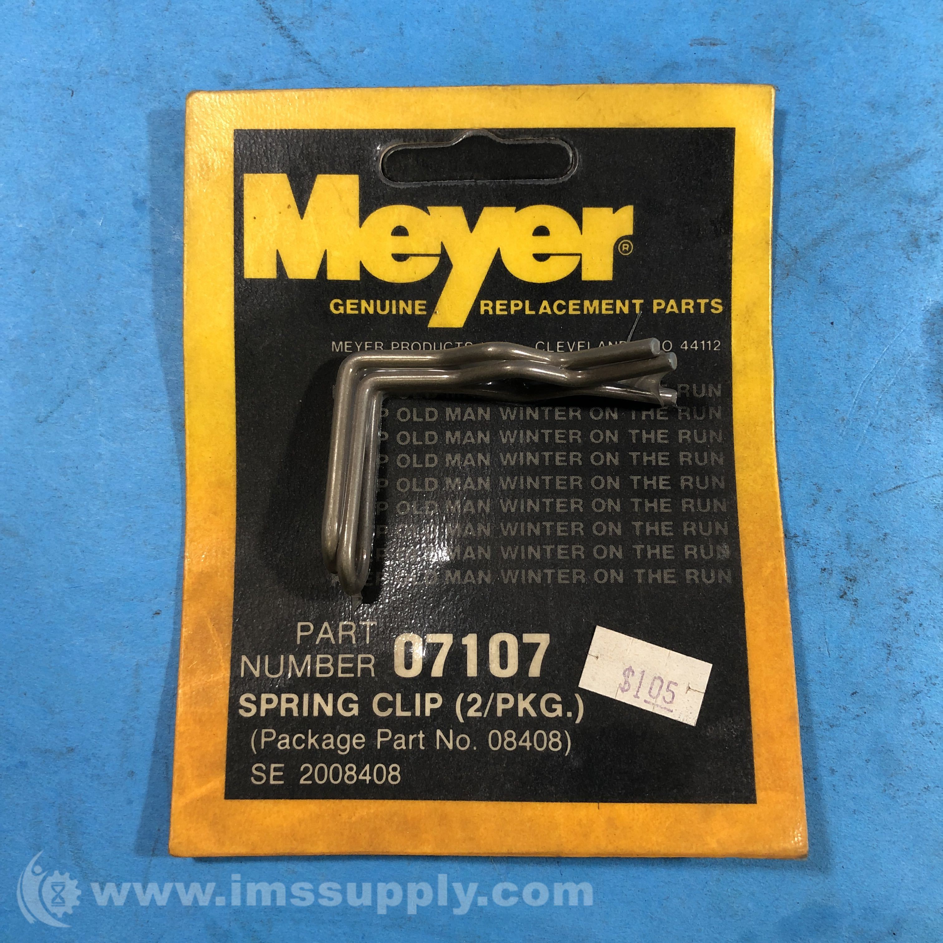 Meyer Products 07107 Spring Clip Set - IMS Supply