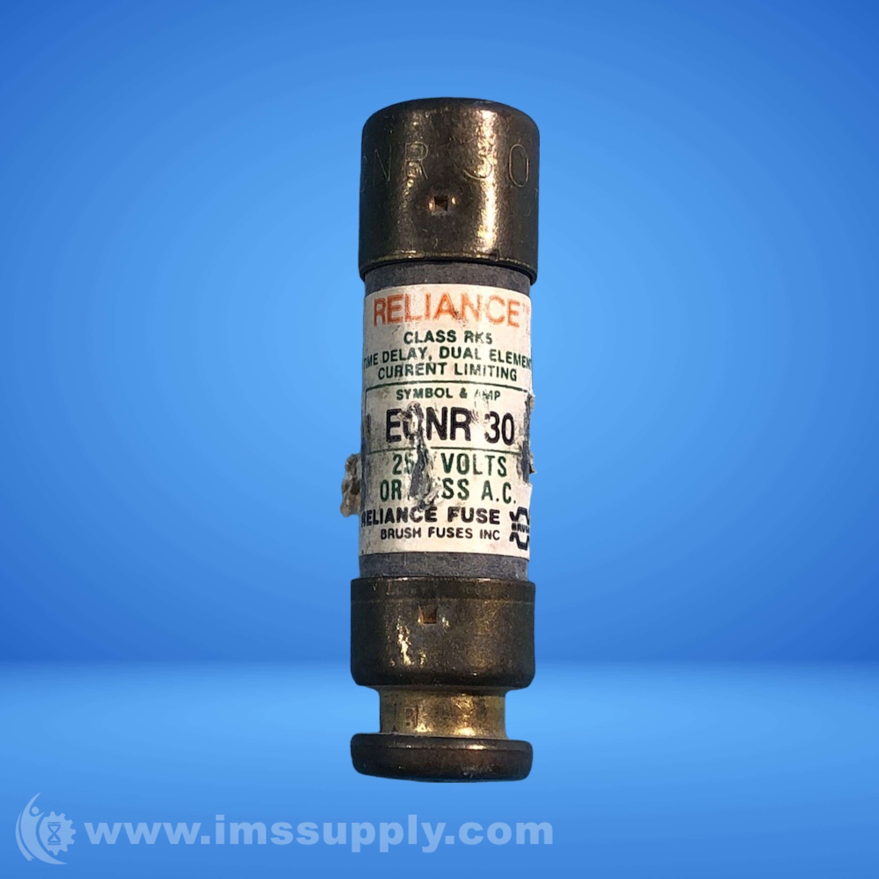 Reliance Electric ECNR30 Fuse 30AMP 250V Time Delay Class RK5 IMS Supply