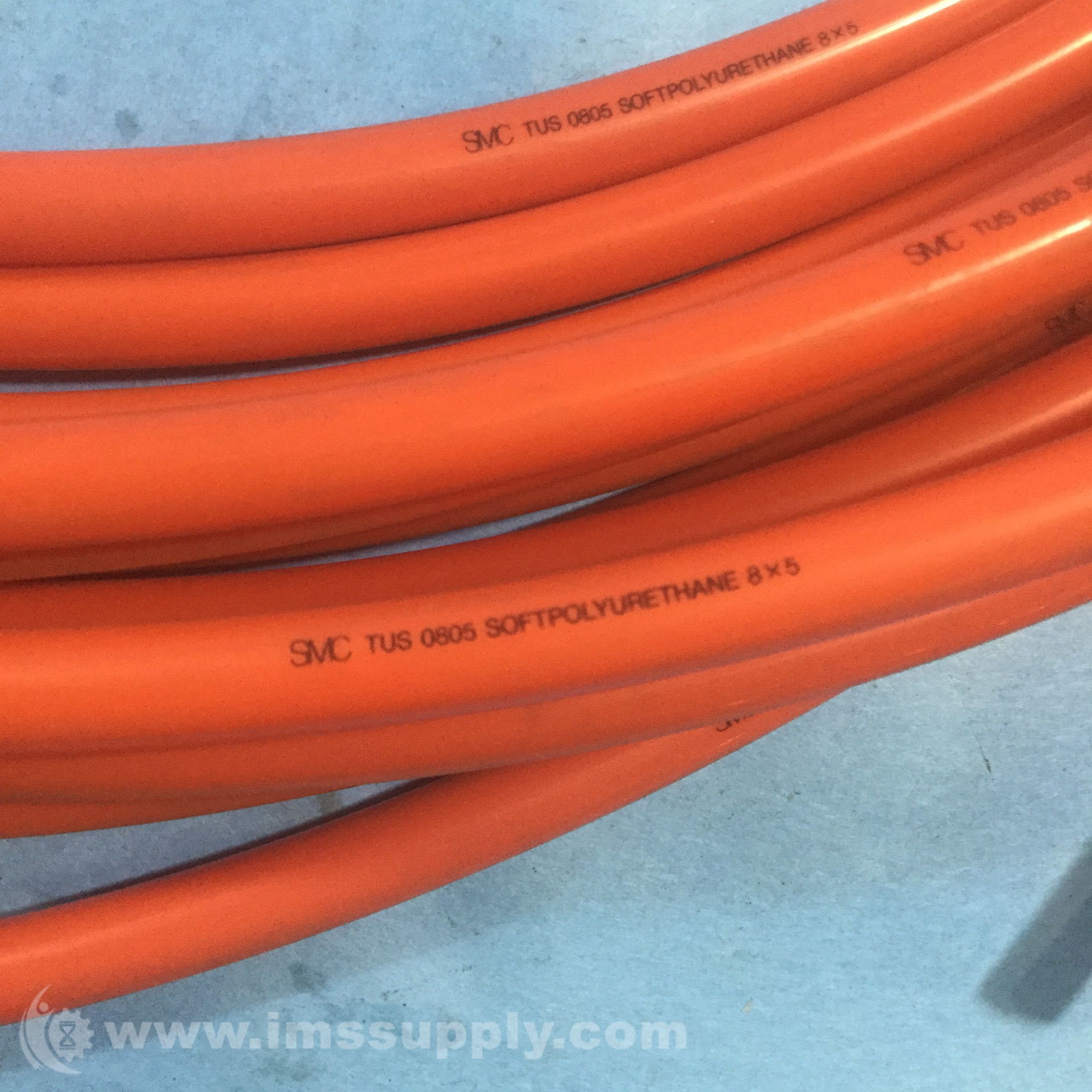 SMC TUS 0805 Soft Polyurethane Tubing, OD 8 mm, Red IMS Supply