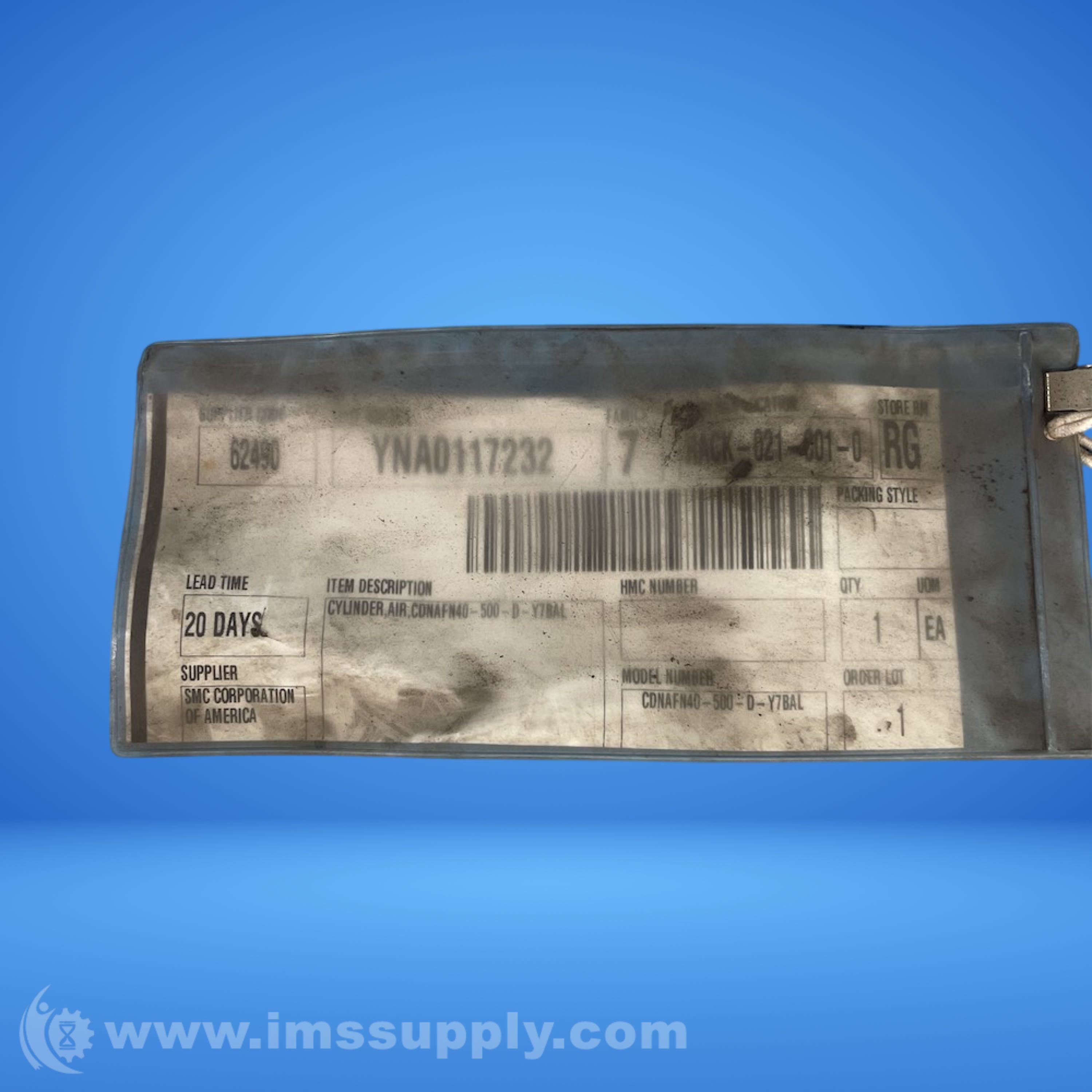 SMC CNA2-40D-UA Pneumatic Cylinder with Lock - IMS Supply