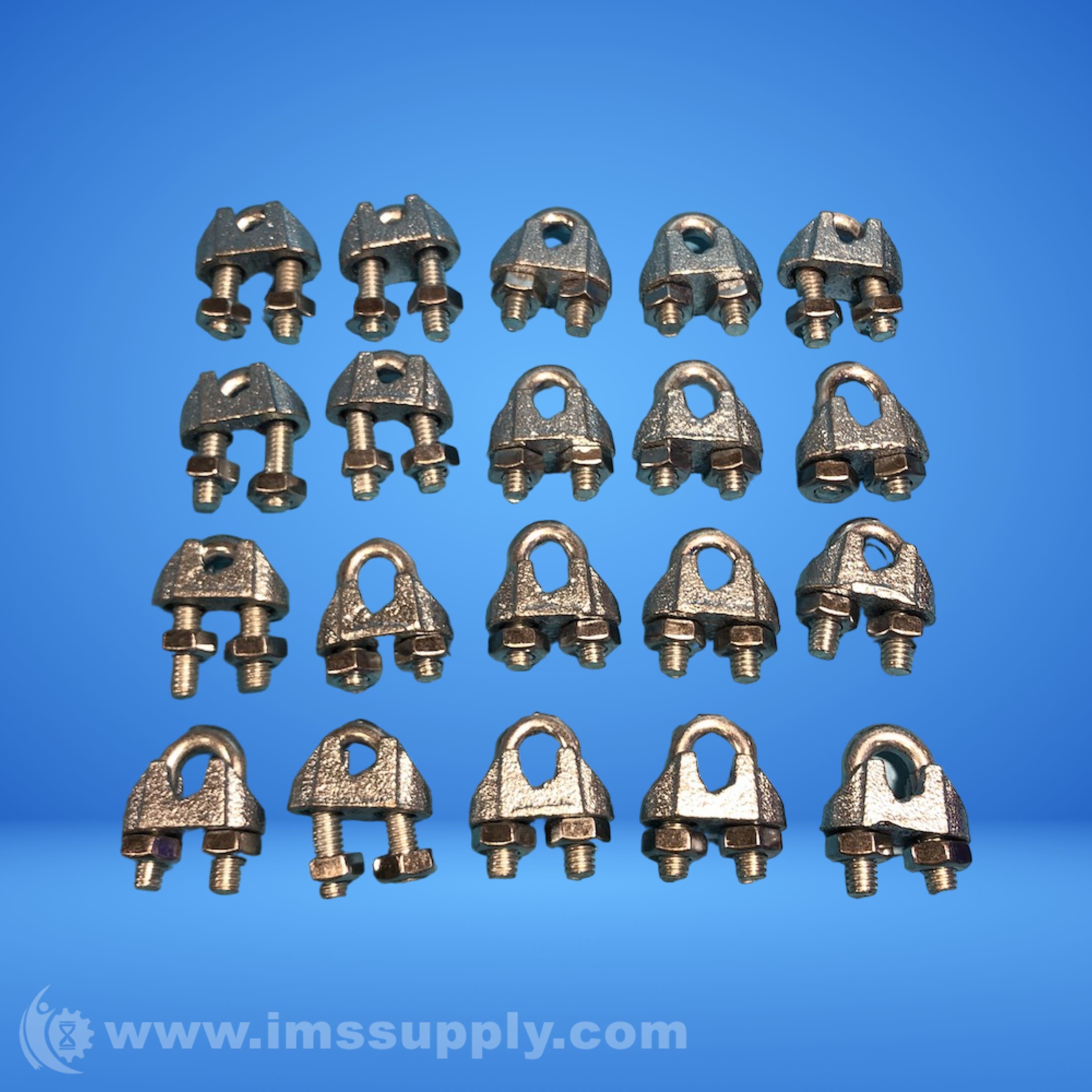 Wire Rope Clamps (Bag of 40) - IMS Supply