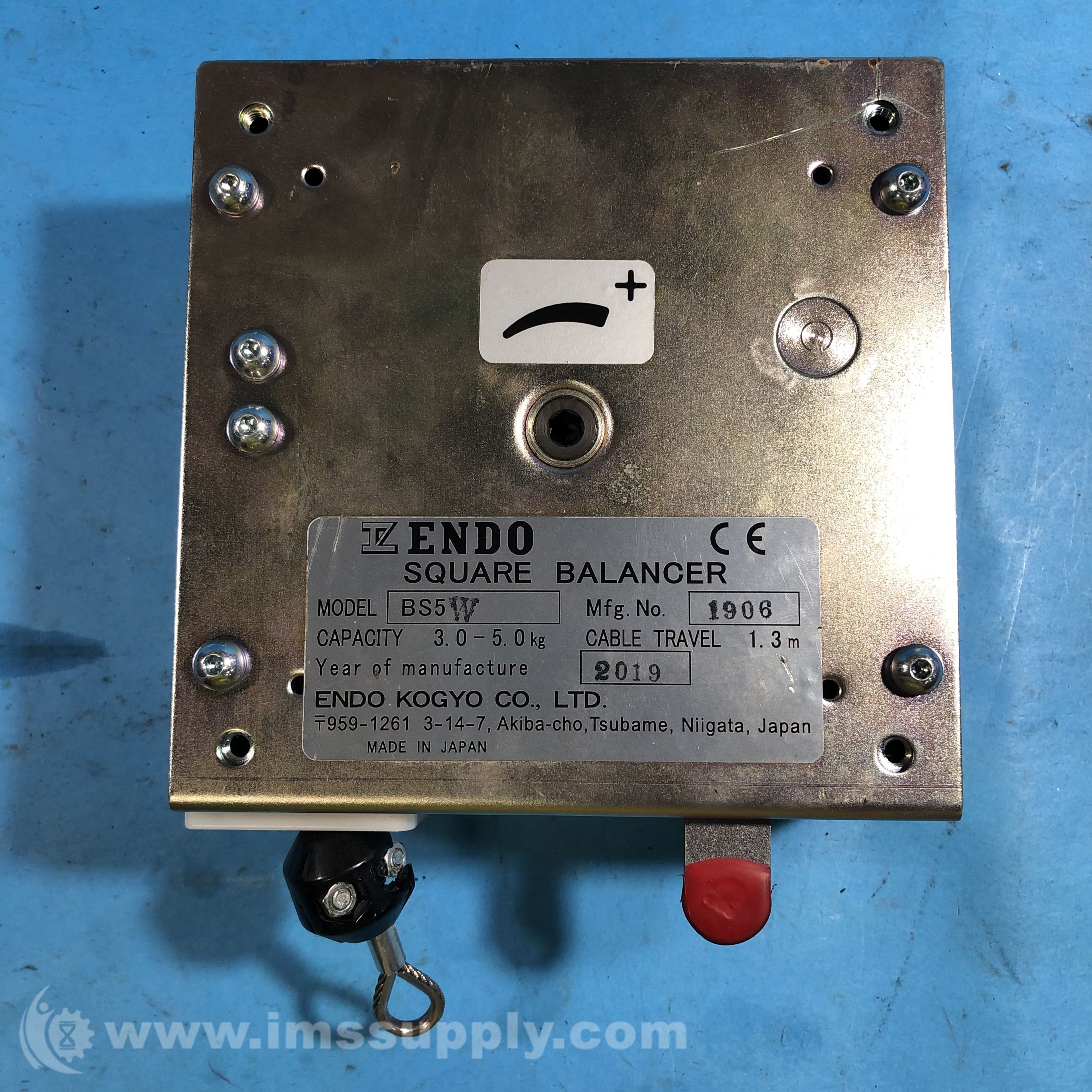 ENDO KOGYO BS5W Square Balancer IMS Supply