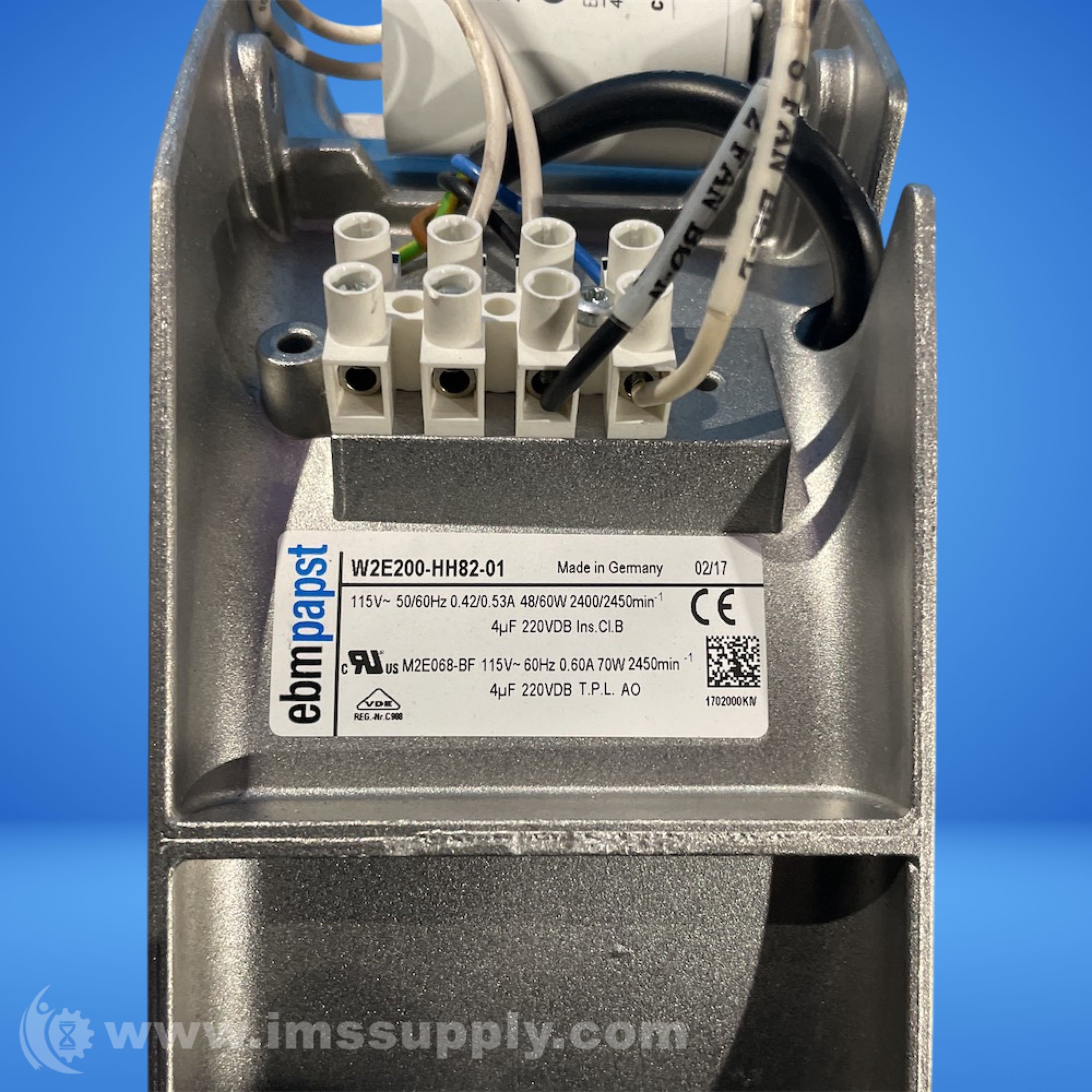 Ebm Papst W2E200-HH82-01 AC Axial Fan - IMS Supply