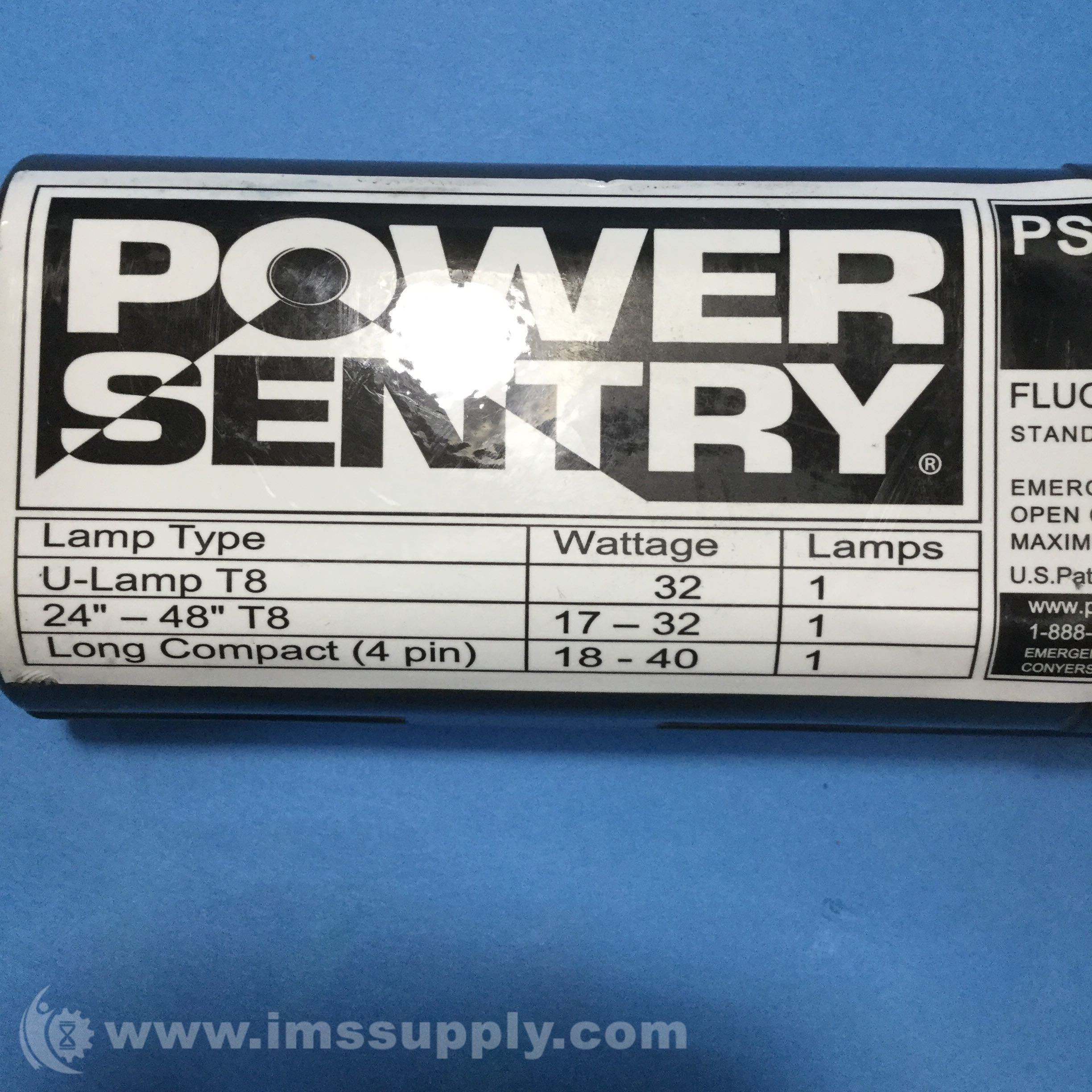 Power Sentry PSQ500QD MVOLT Emergency Fluorescent Battery Pack - IMS Supply
