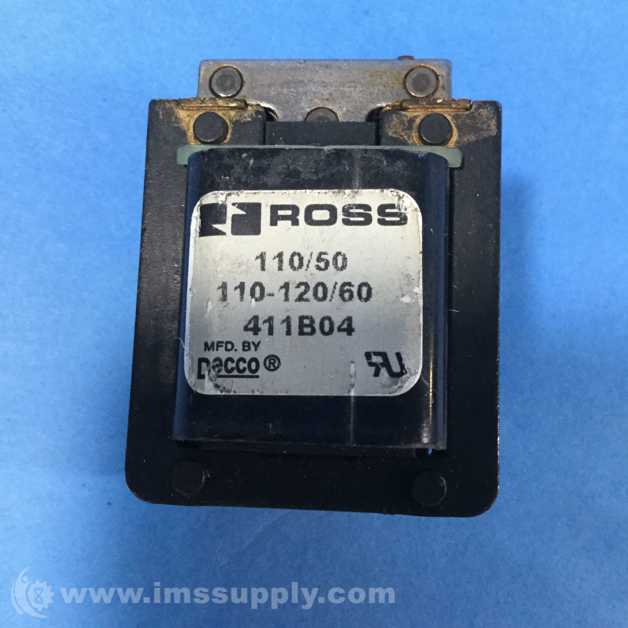 Ross 411B04, Solenoid Valve Coil, 110120V/60HZ IMS Supply