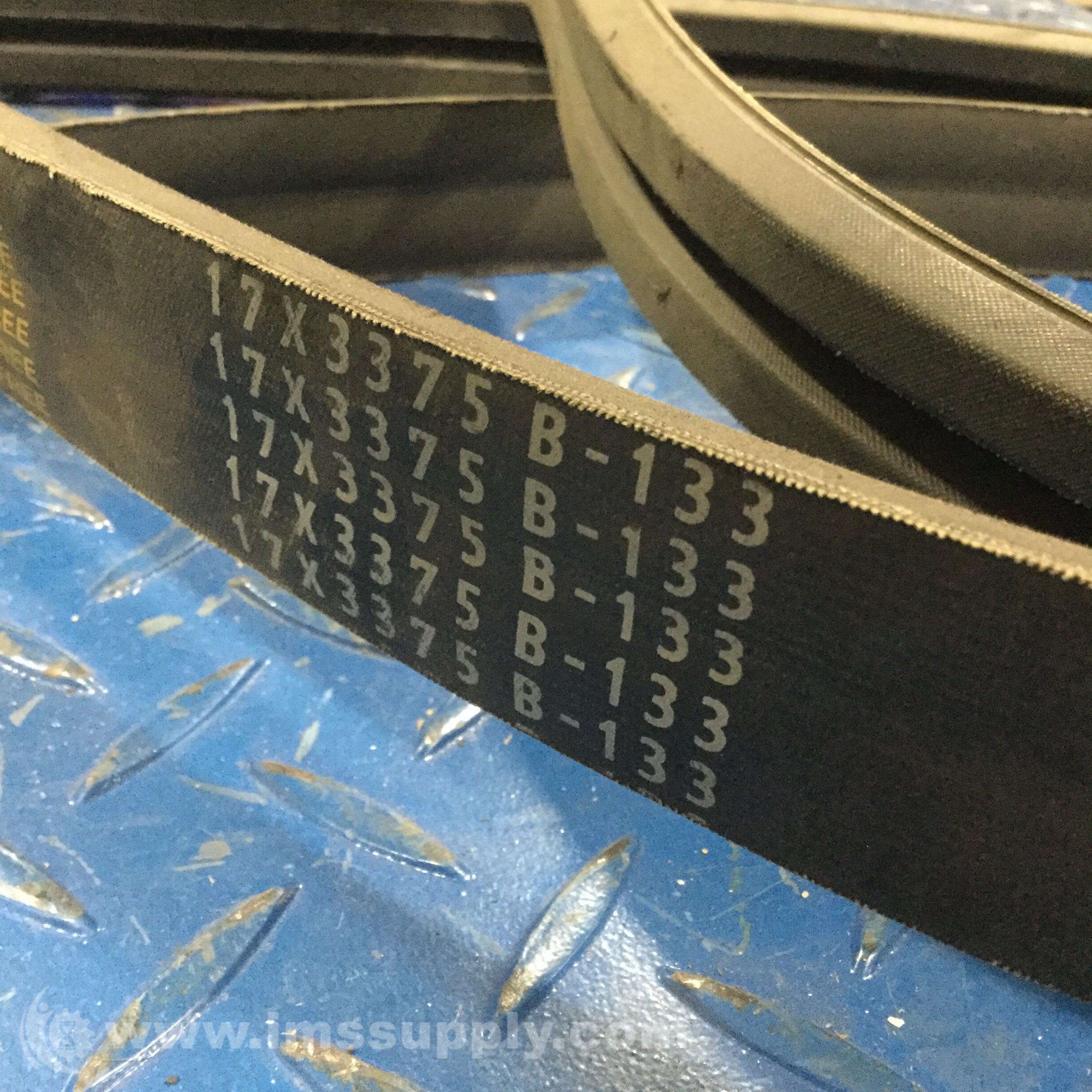 Mitsuboshi B-133 Ribbed V-Belt 133 Length, 0.66 Width, 2 Rib - IMS Supply