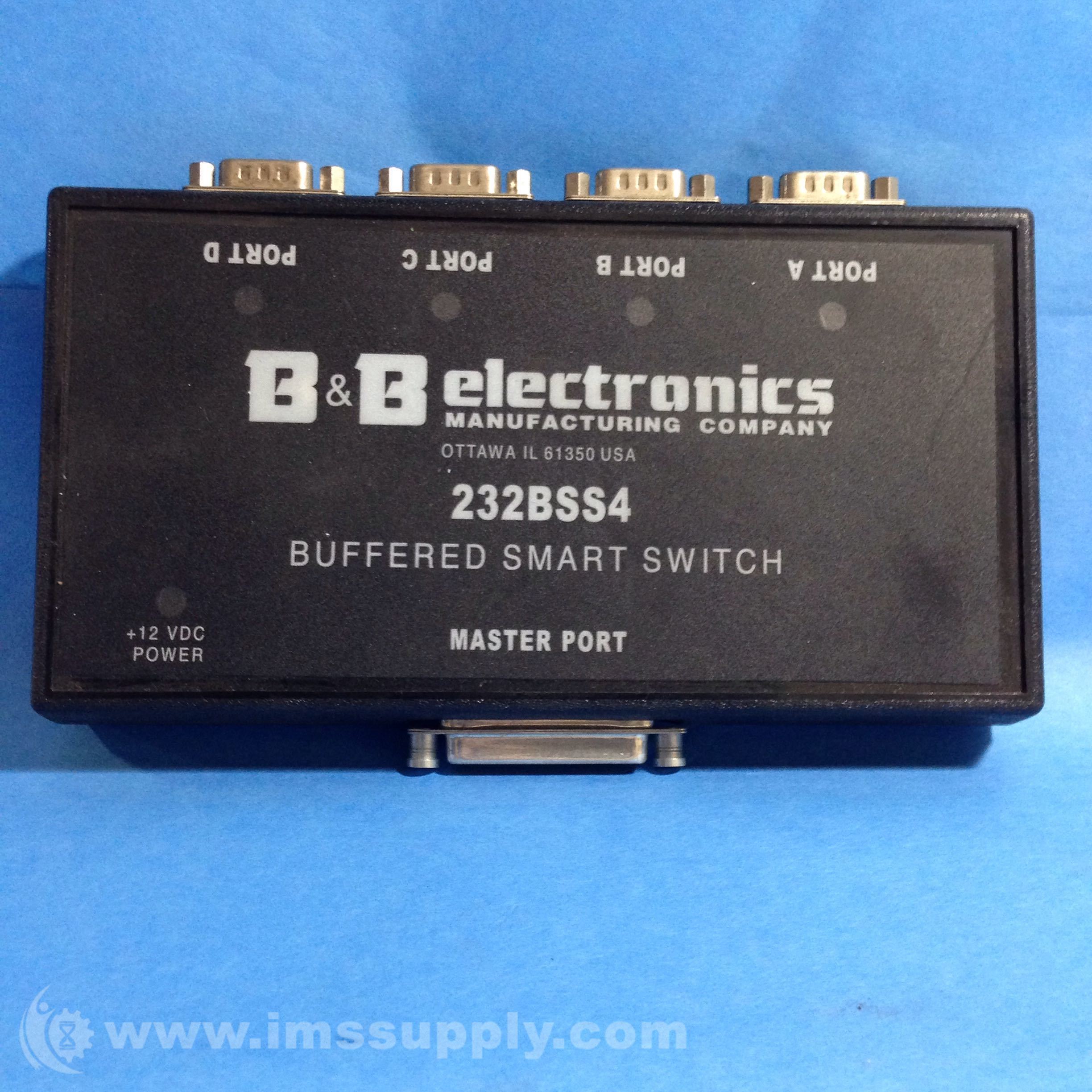 B&b Electronics 232BSS4 Buffered Smart Switch - IMS Supply
