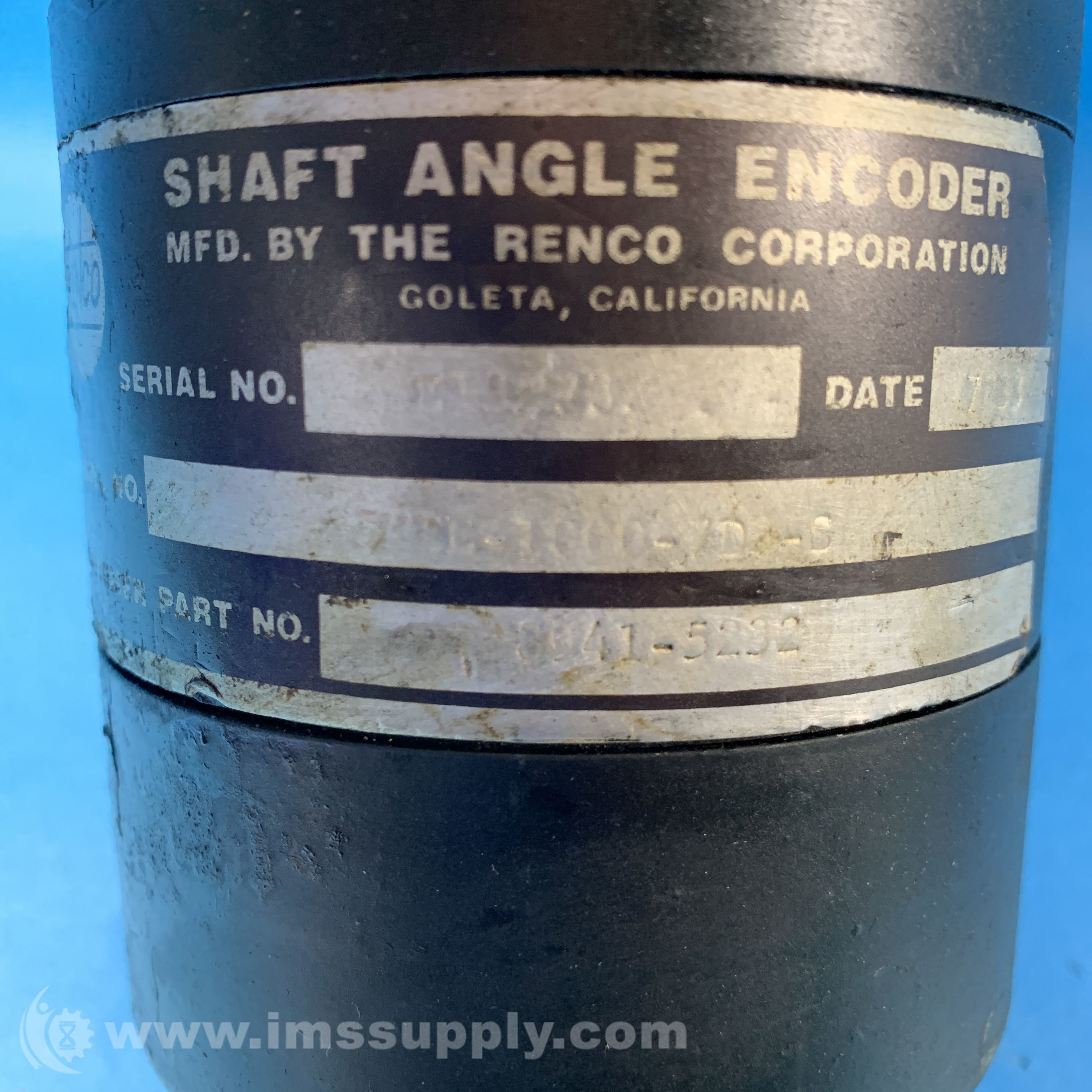 Renco 0941-5232 Shaft Angle Encoder - IMS Supply