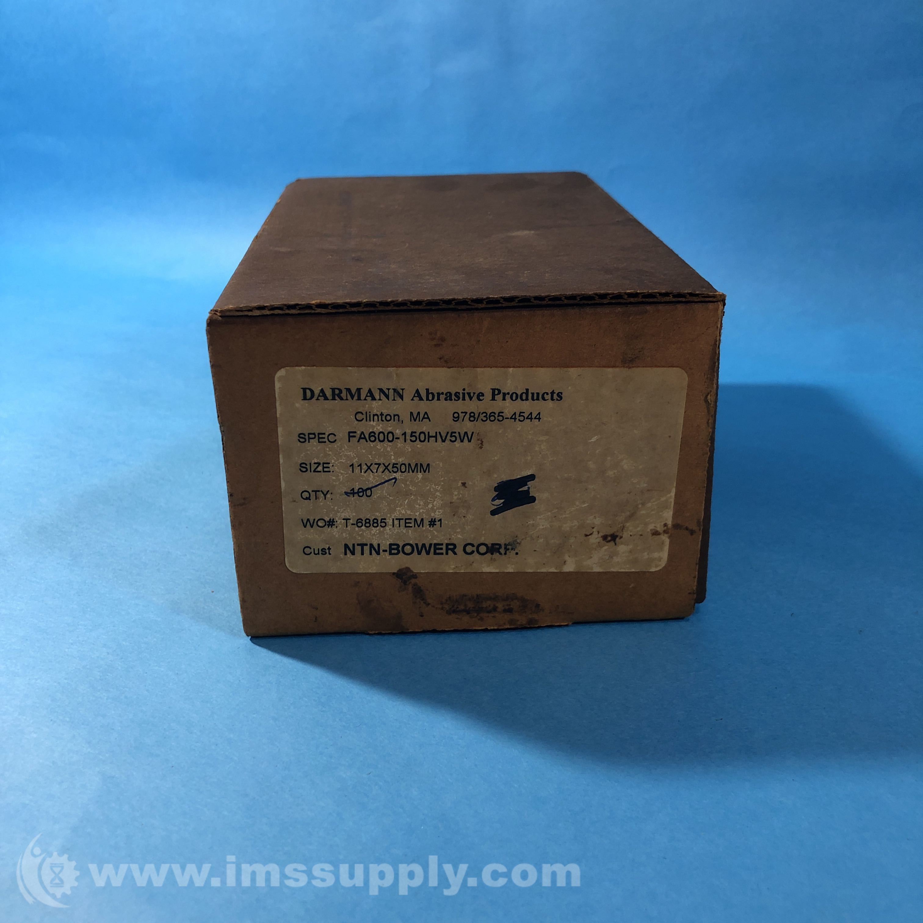 Darmann Abrasive Products FA600150HV5W IMS Supply