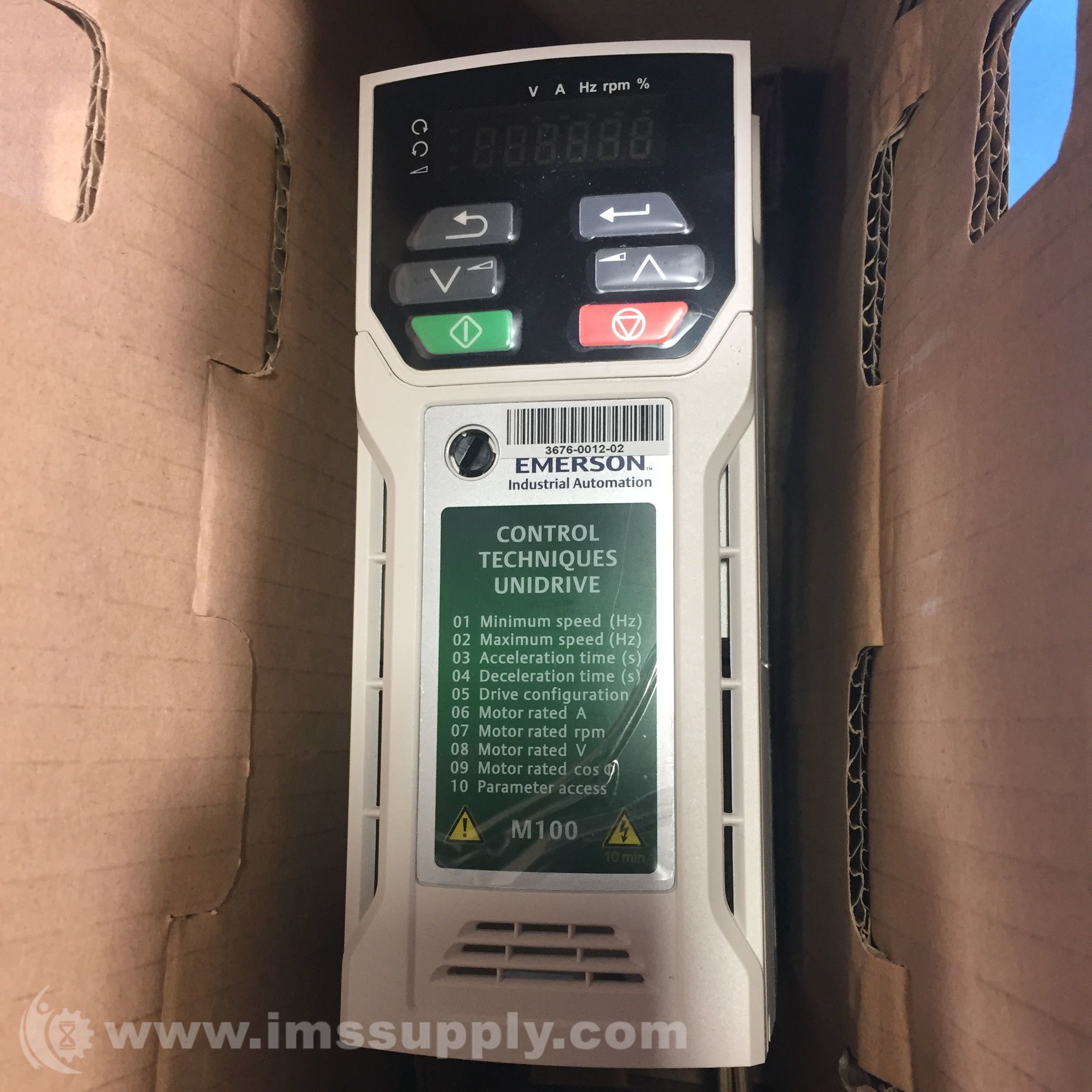 Control Techniques M100-024 00013 A101 01 AB100 AC Drive - IMS Supply