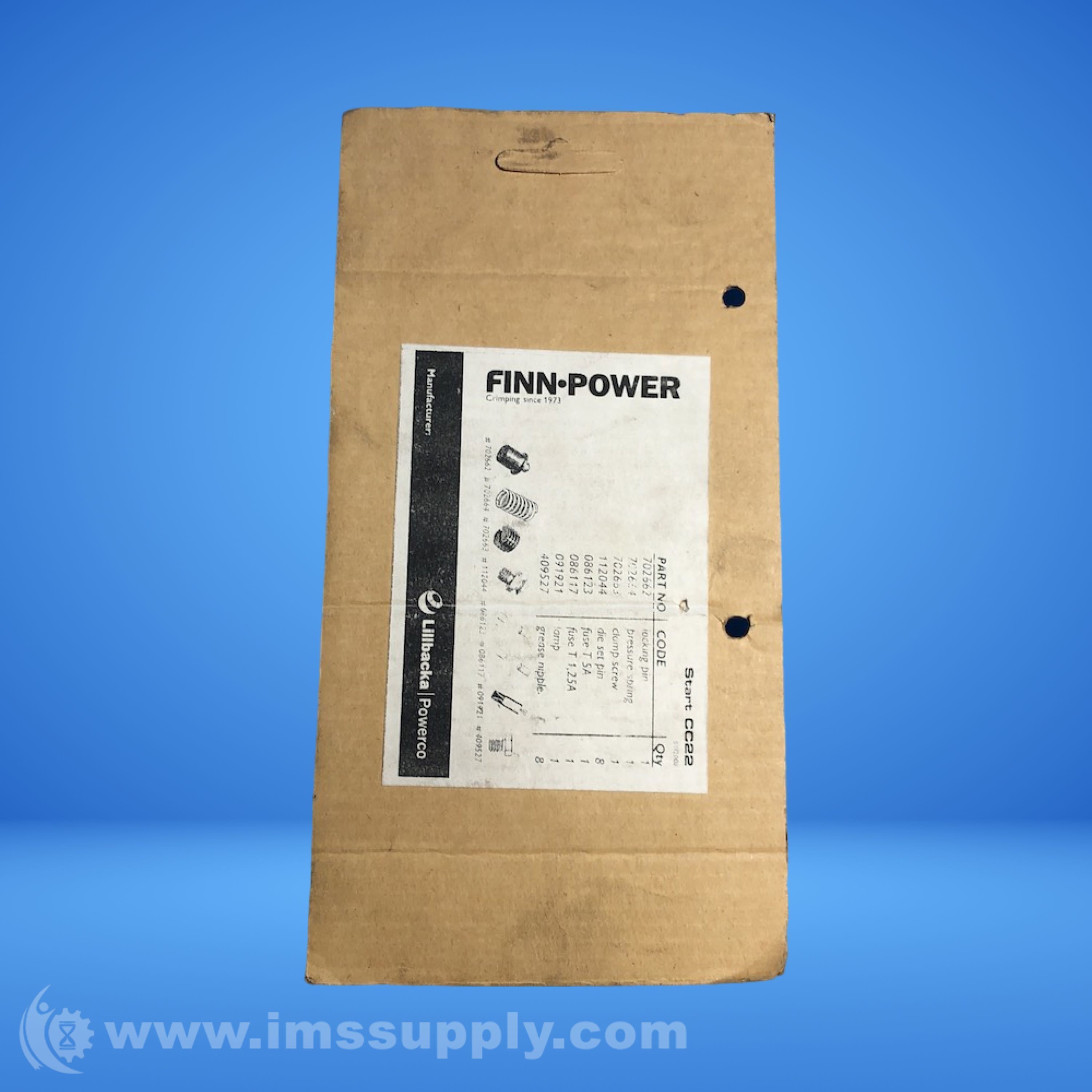 Finn-Power CC22 FASTENER HARDWARE KIT - IMS Supply