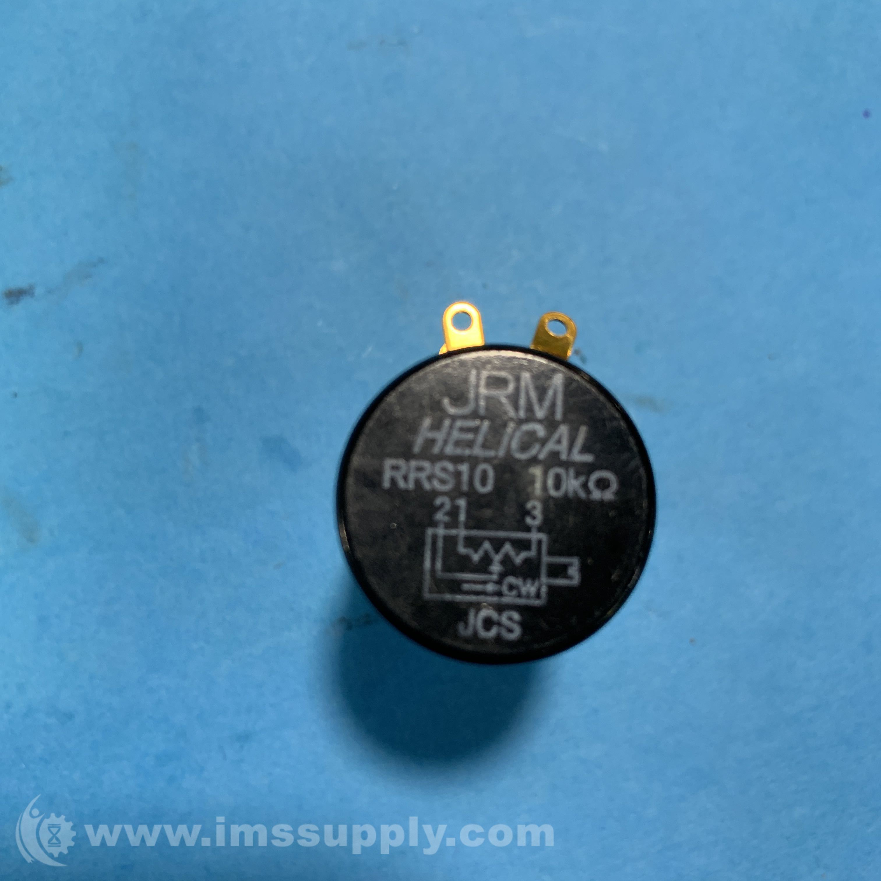 Jrm RRS10 10k Ohm Multi-Turn Potentiometer - IMS Supply