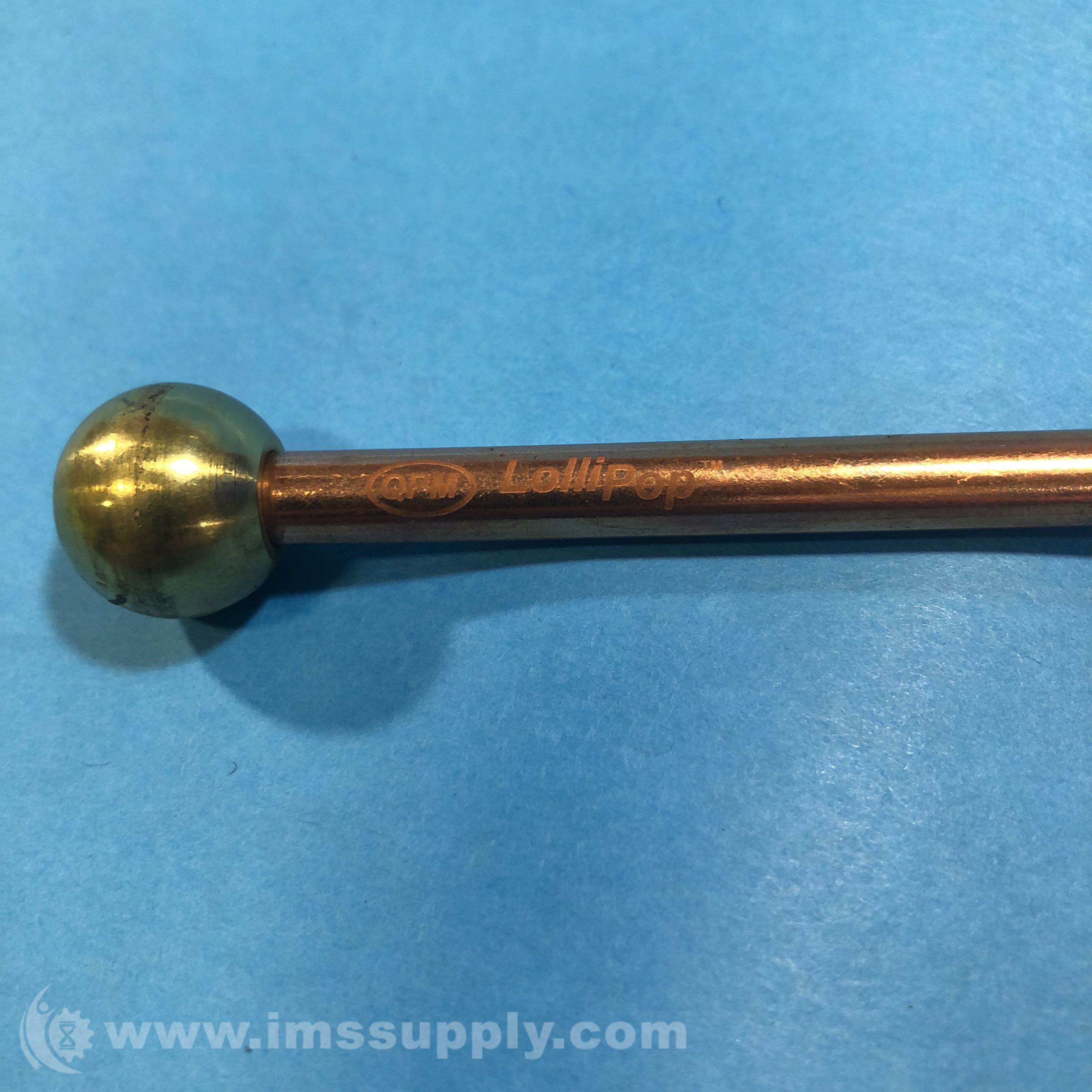 QPM LP05508 LolliPop Coolant Nozzle 12mm Brass Ball IMS Supply