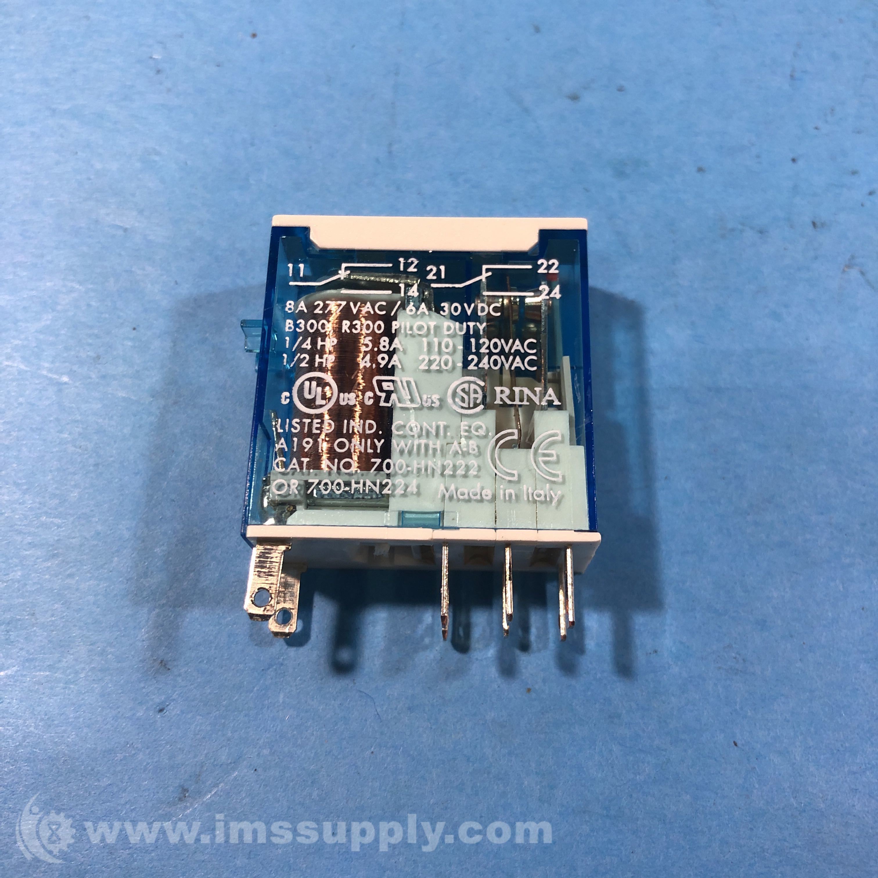 Allen Bradley 700HN222 Screw Terminal Relay Socket IMS Supply