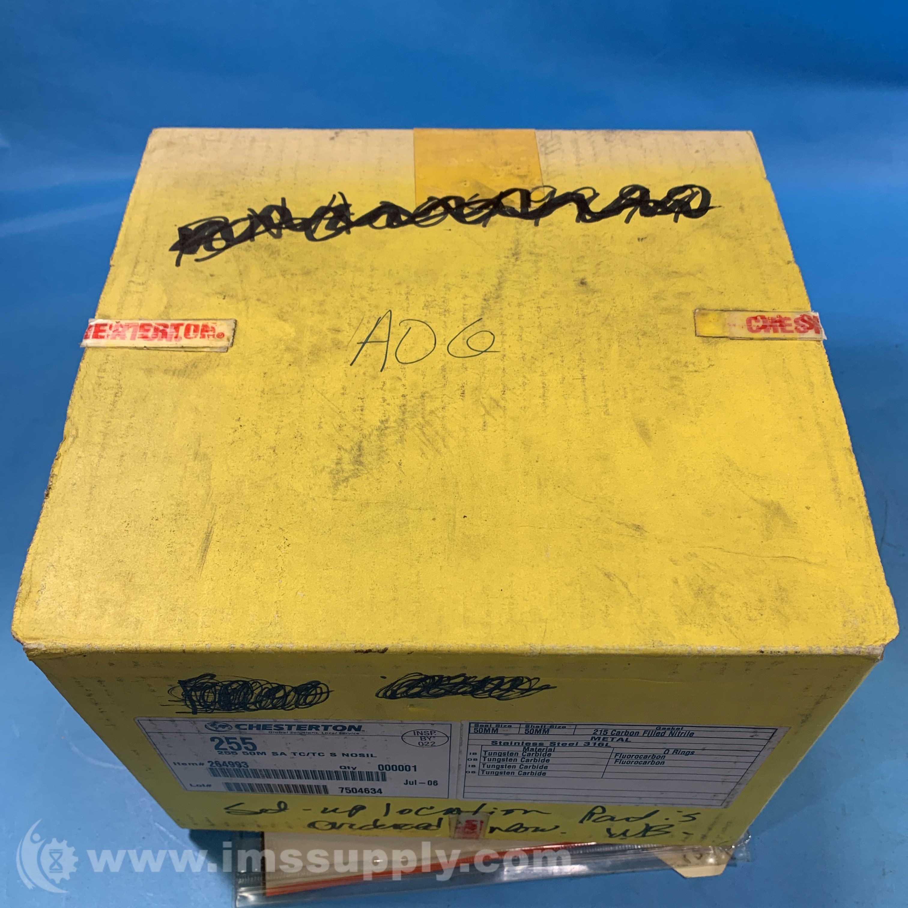 Chesterton 255 Size: 50M Standard Cartridge Dual Seal - IMS Supply