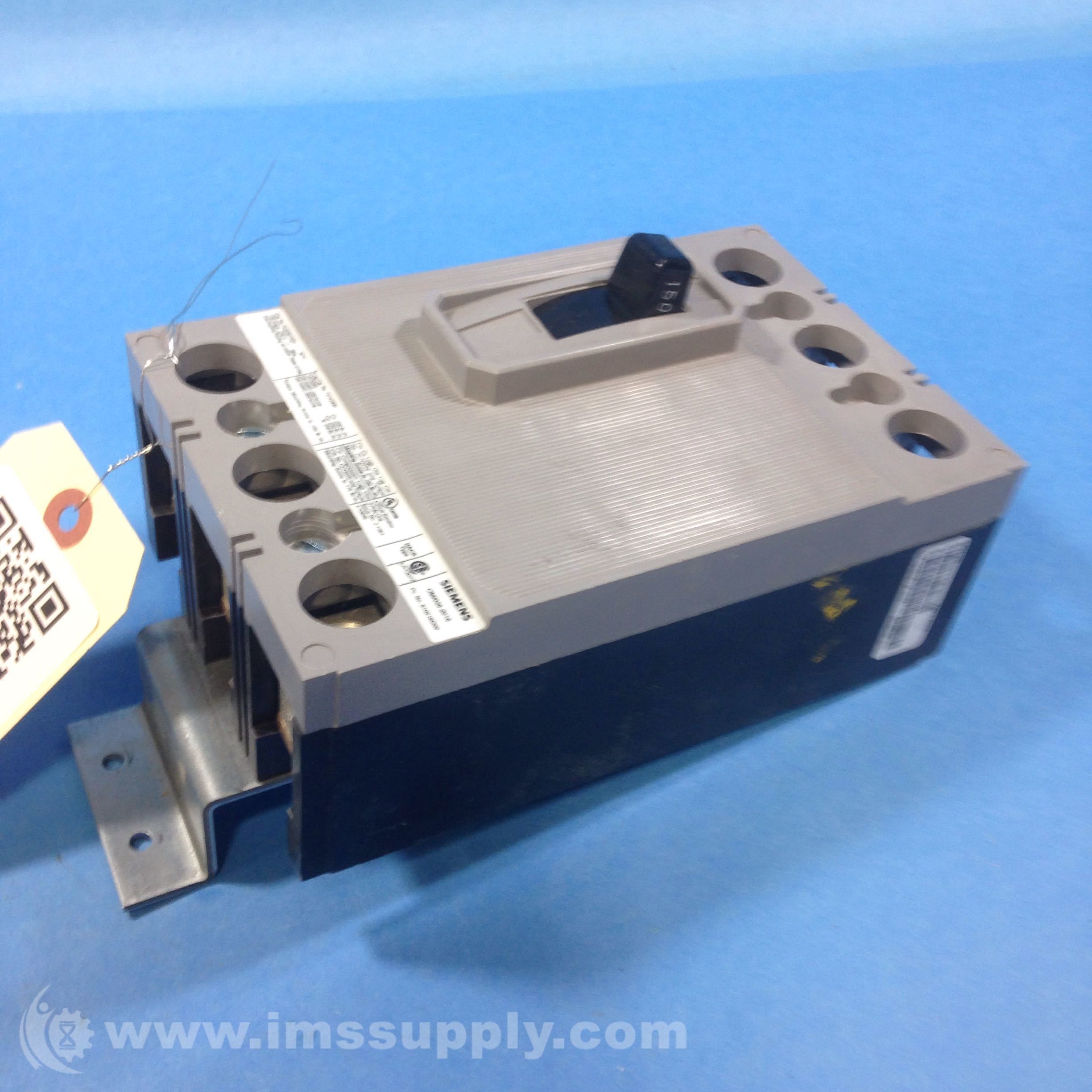 Siemens QJ23B150H Interruttore Automatico 3 Poli 150A 240V AC - Usato Ma Funzionante