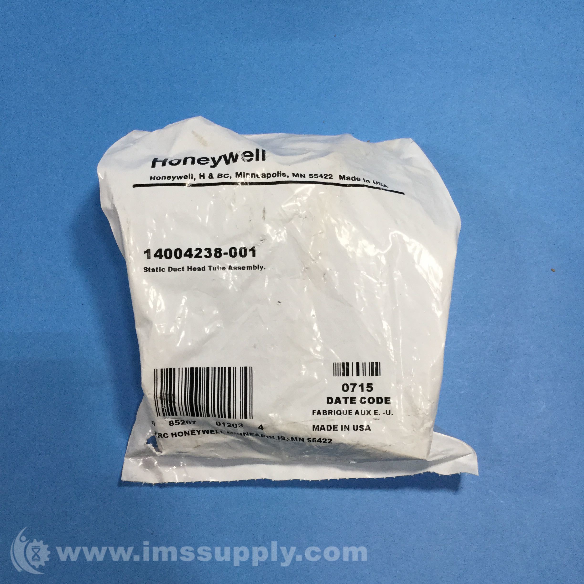 Honeywell 14004238001 Static Duct Head Tube Assembly IMS Supply
