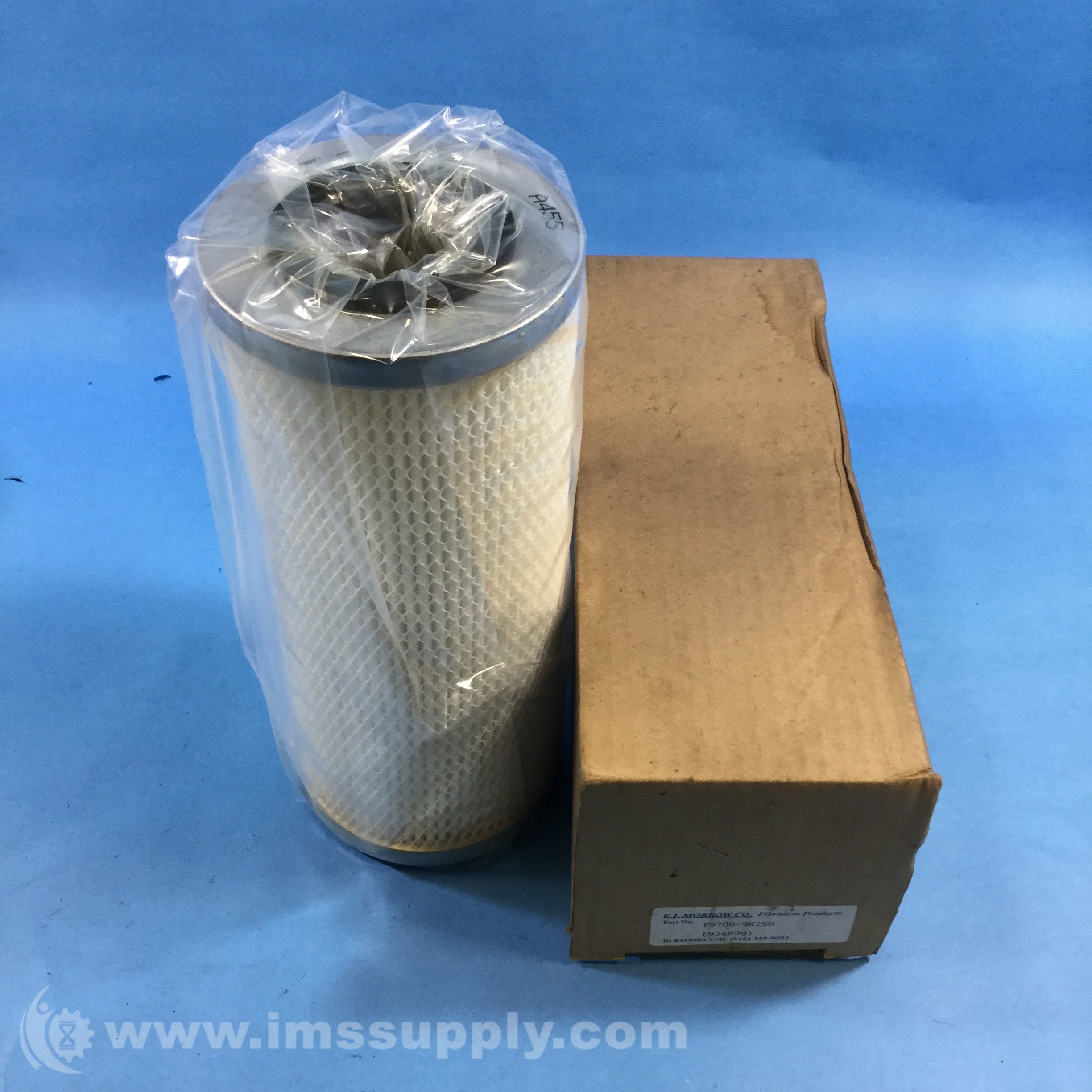 EJ Morrow Company F97009K25B Filter IMS Supply