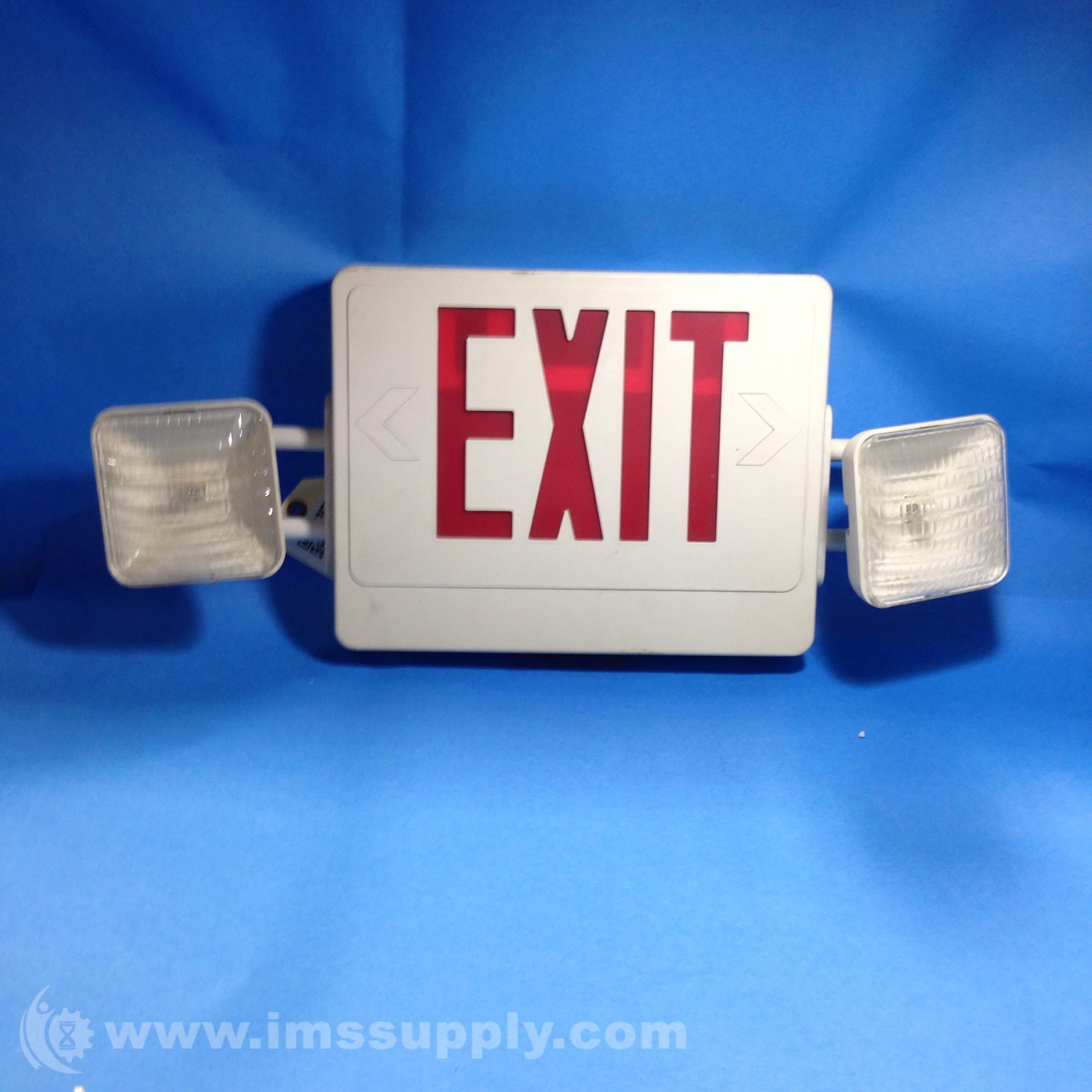 Lithonia ECR Thermoplastic LED Emergency Exit Sign IMS Supply