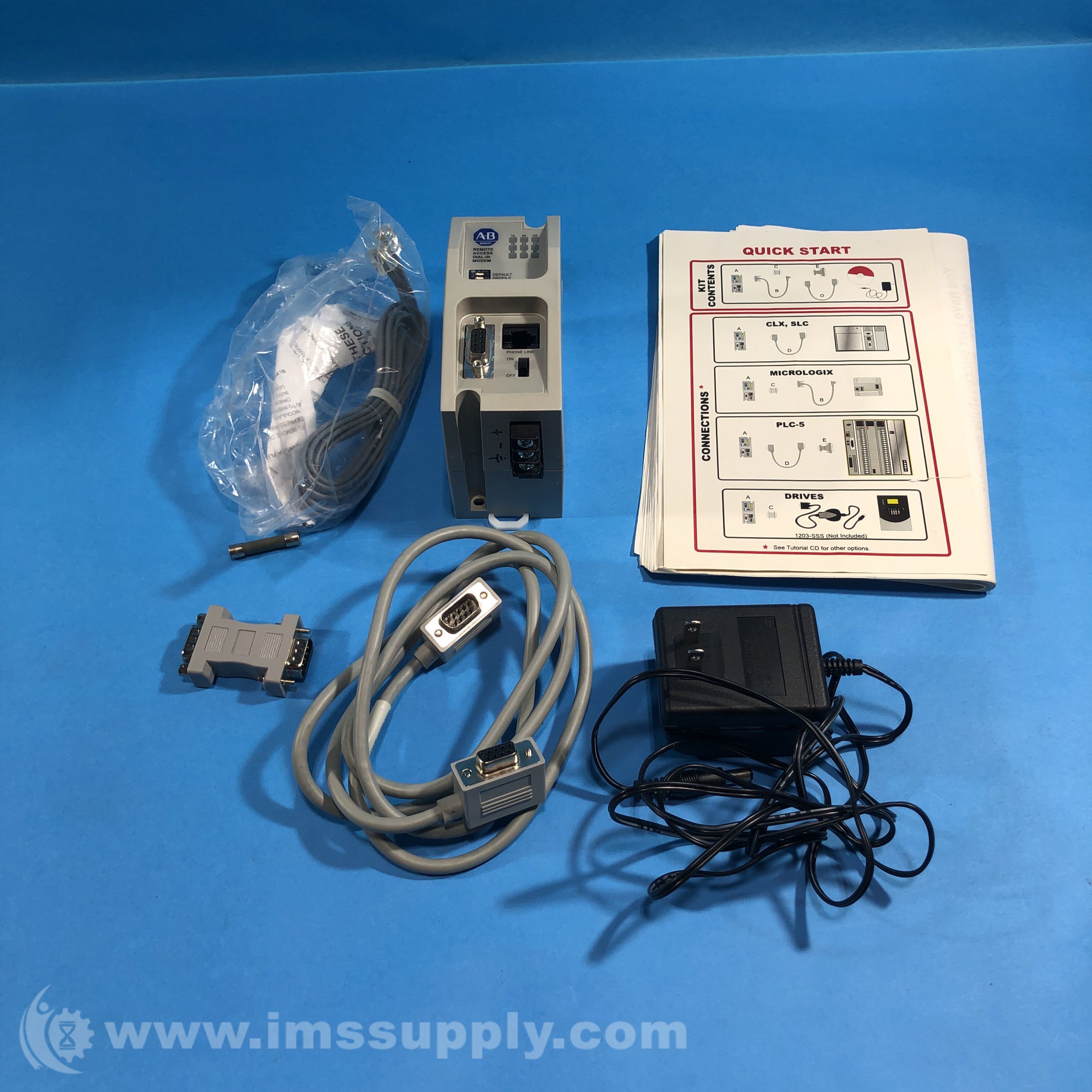 Allen Bradley 9300-RADKIT Serial Modem, Remote Access - IMS Supply