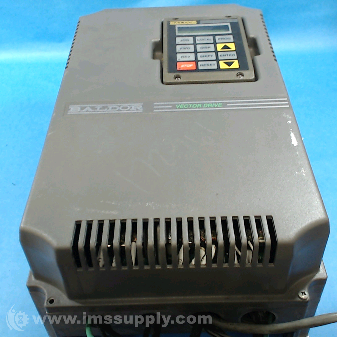 Baldor ZD18H410E AC Vector Drive, 460V, 18H, 7.5/10/15HP IMS Supply