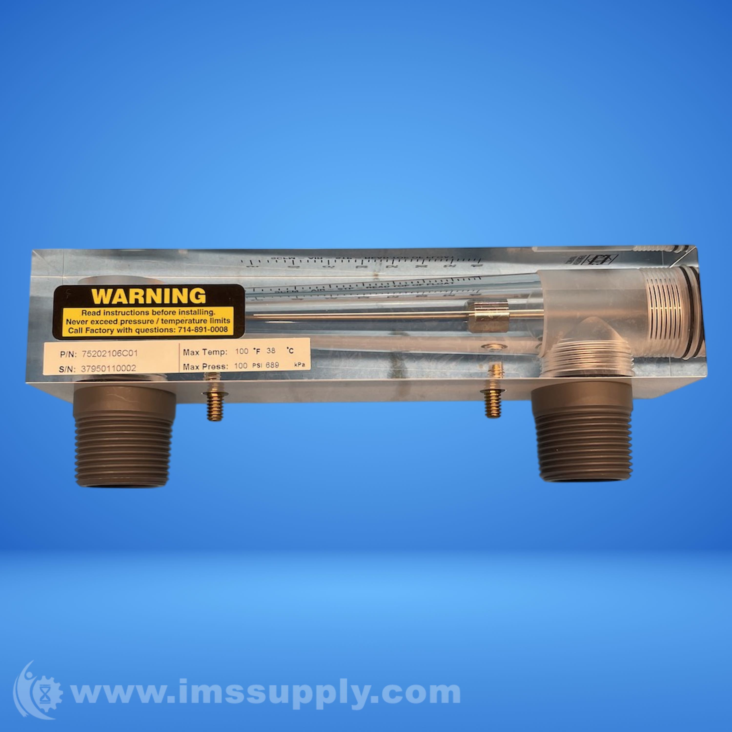 King Instrument 75202106C01 40 SCFM Flow Meter - IMS Supply